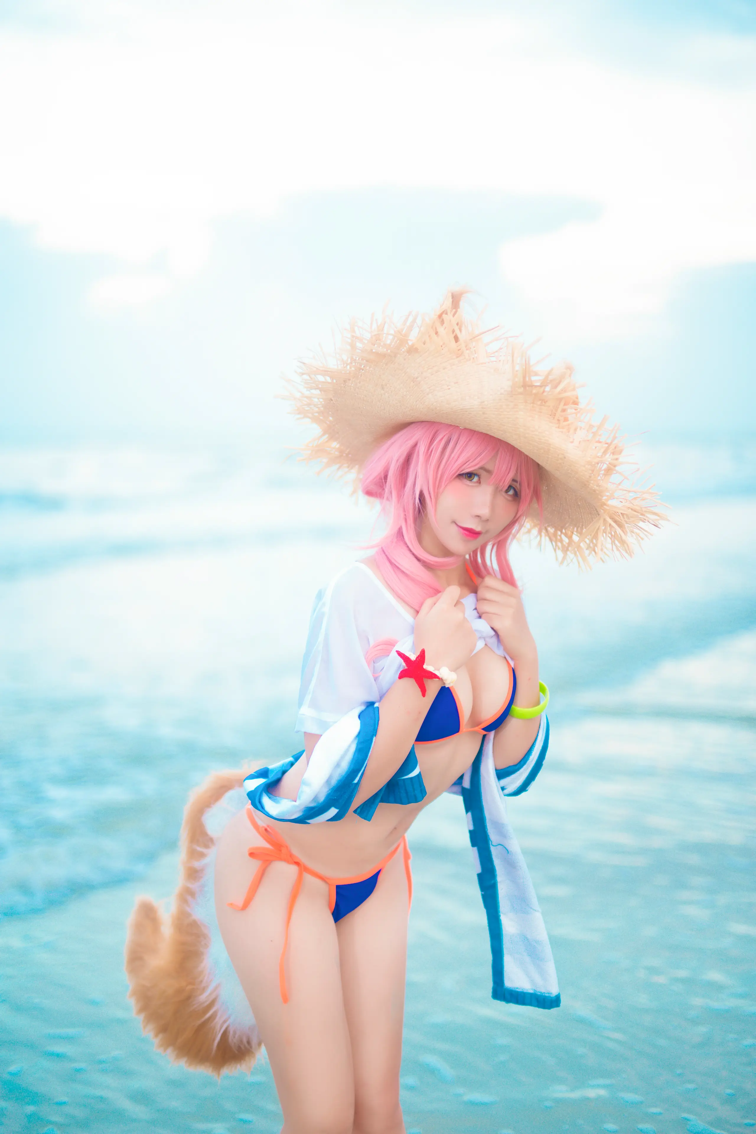 九曲 水着玉藻前 [6P]