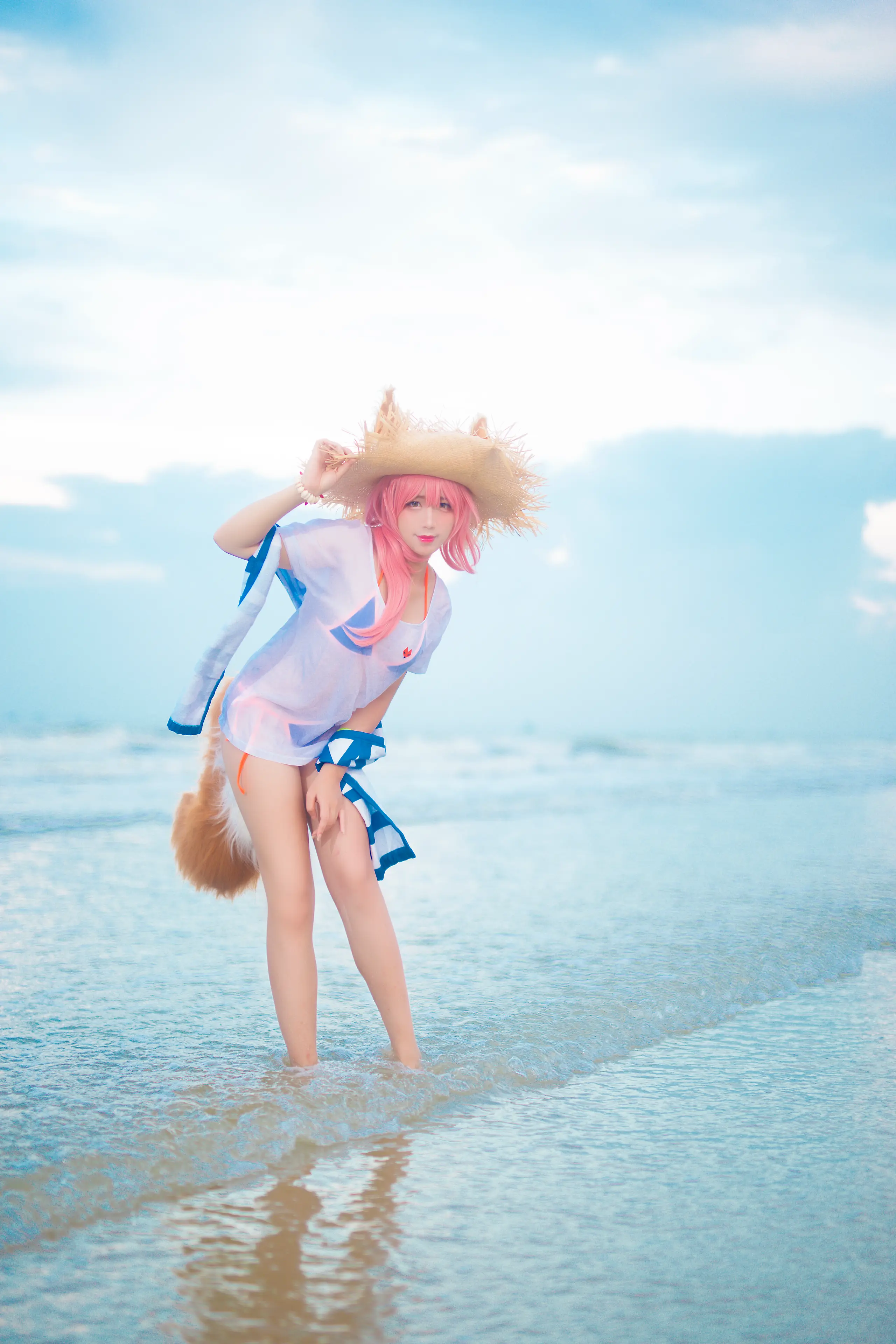 九曲 水着玉藻前 [6P]