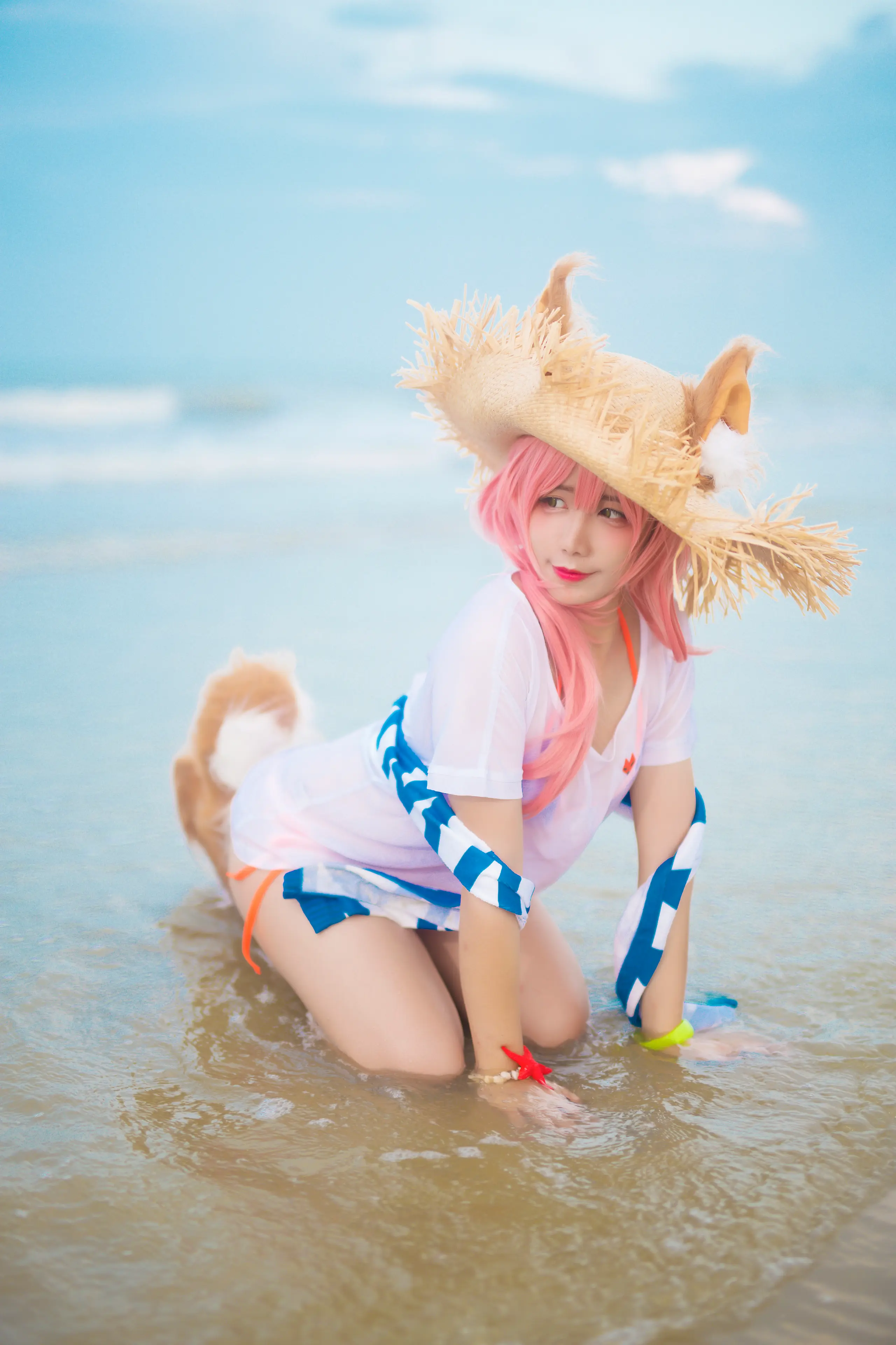 九曲 水着玉藻前 [6P]