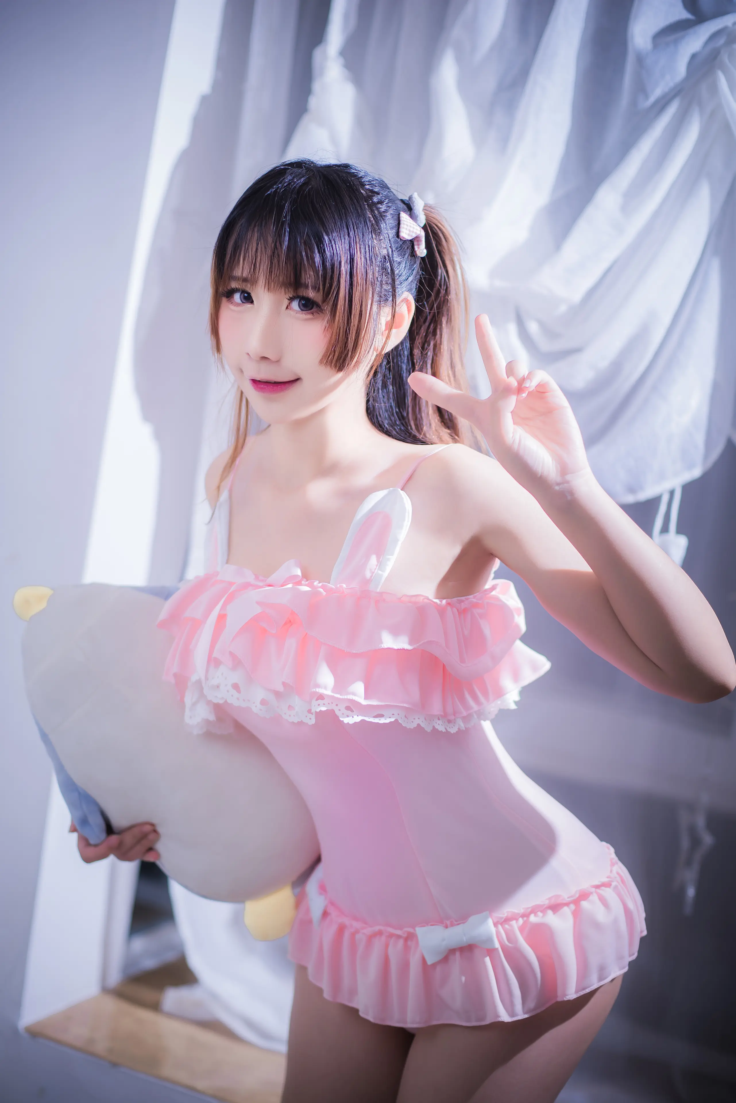 九曲 粉色内衣 [10P]