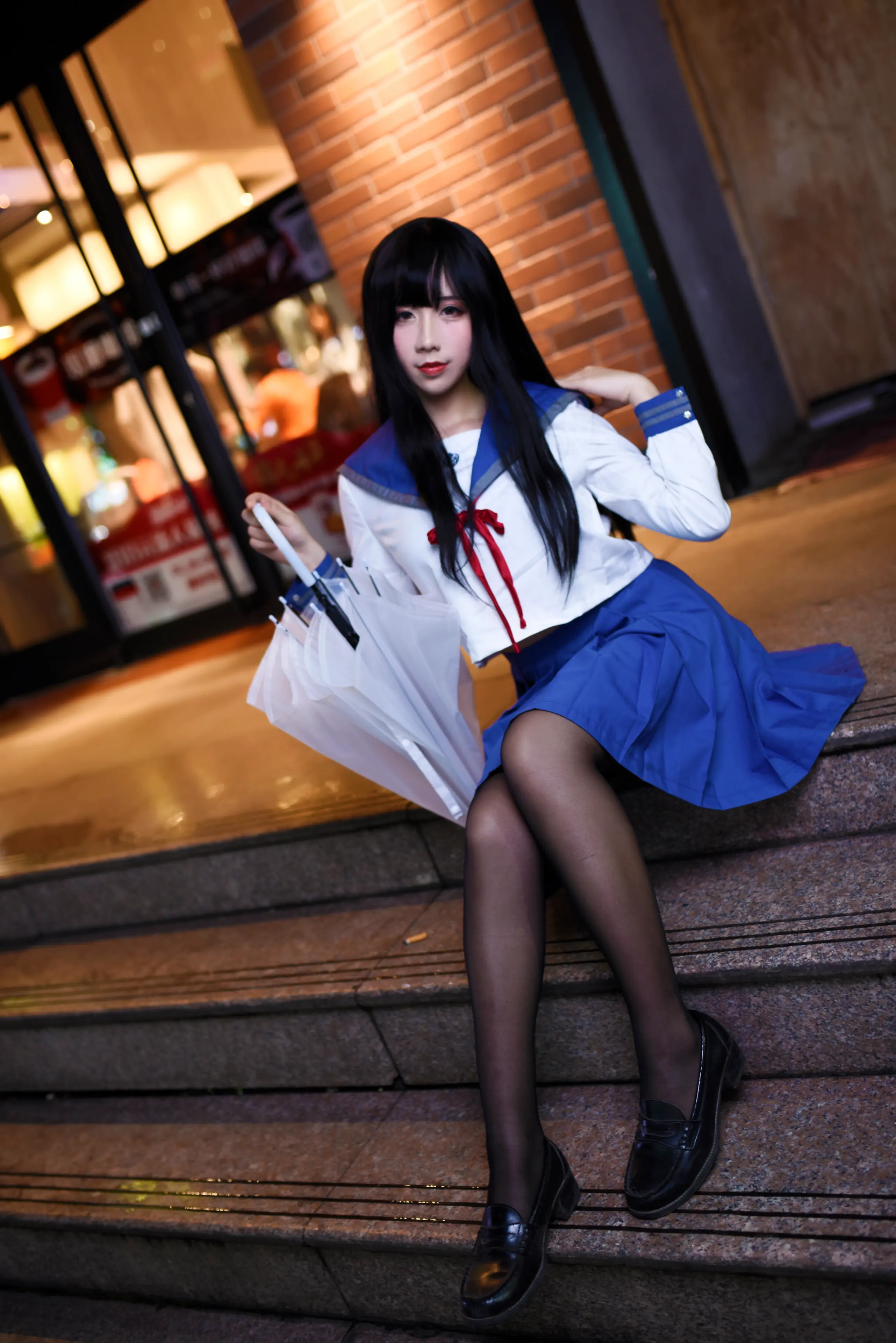 九曲 雨天JK [22P]