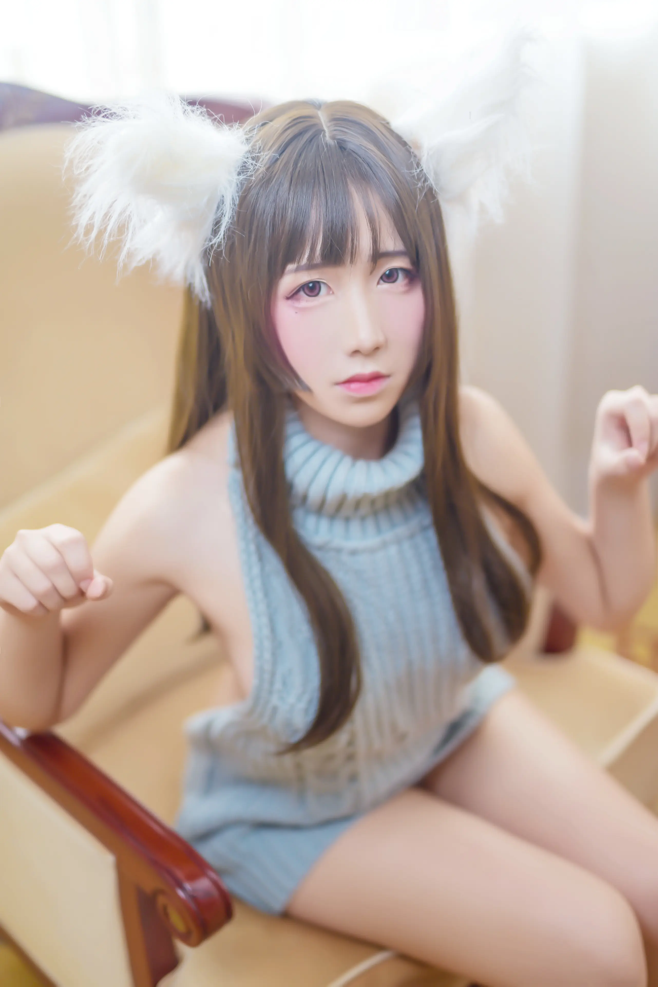 九曲 露背毛衣 [45P]