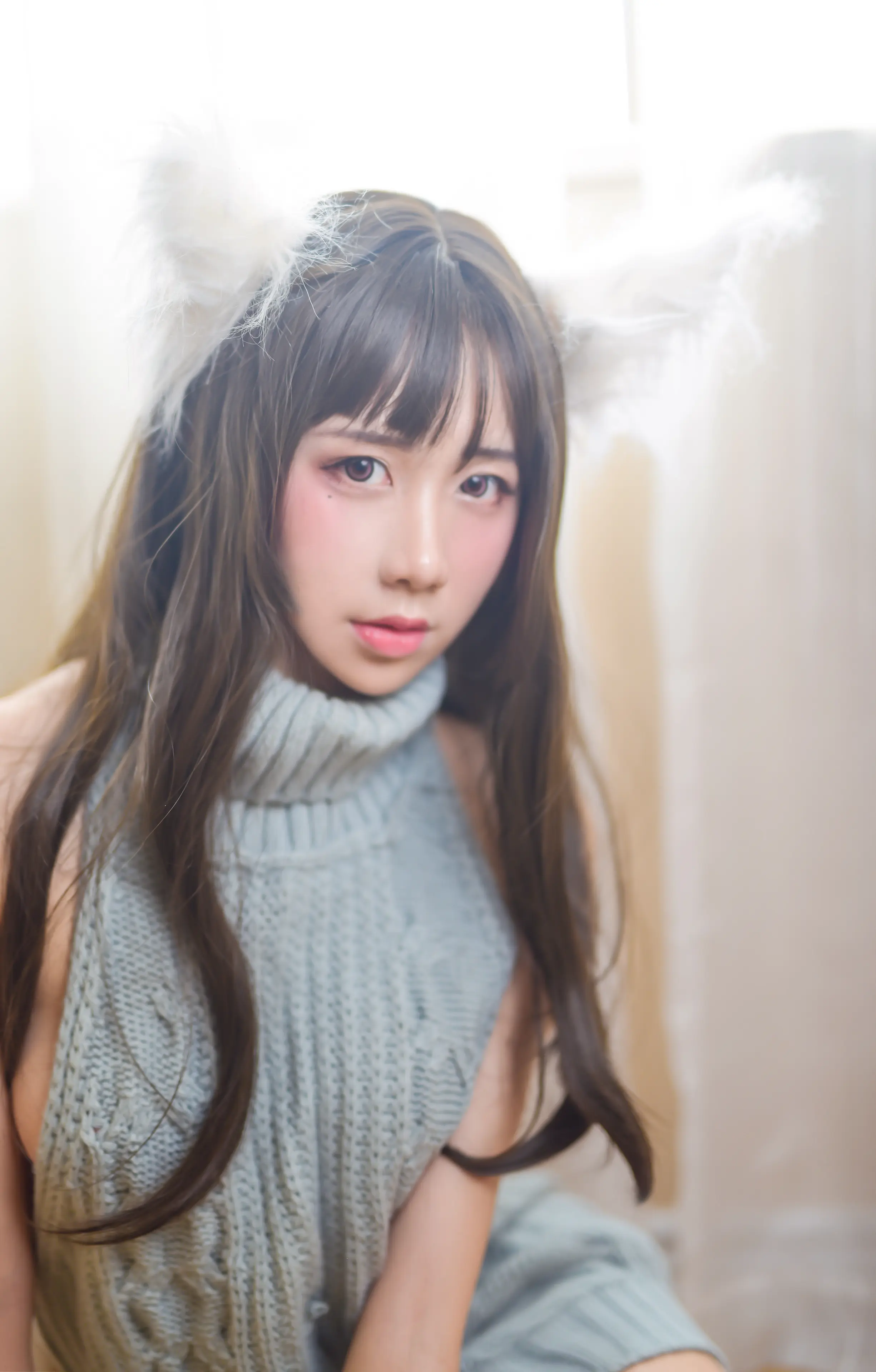 九曲 露背毛衣 [45P]