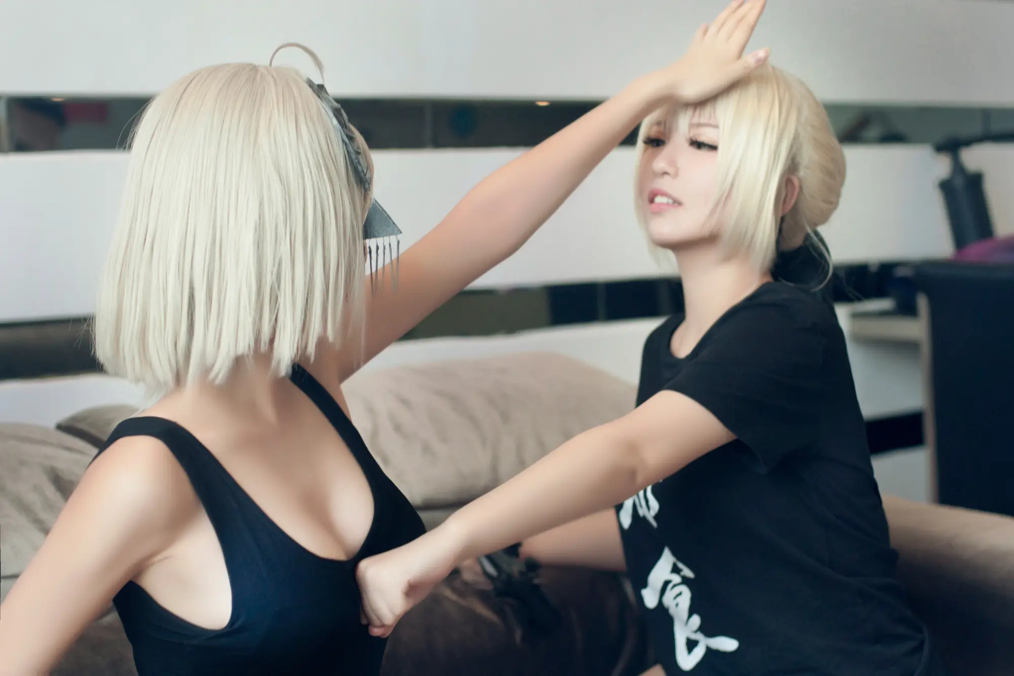 半半子 家居PS4 (&索索) [30P]