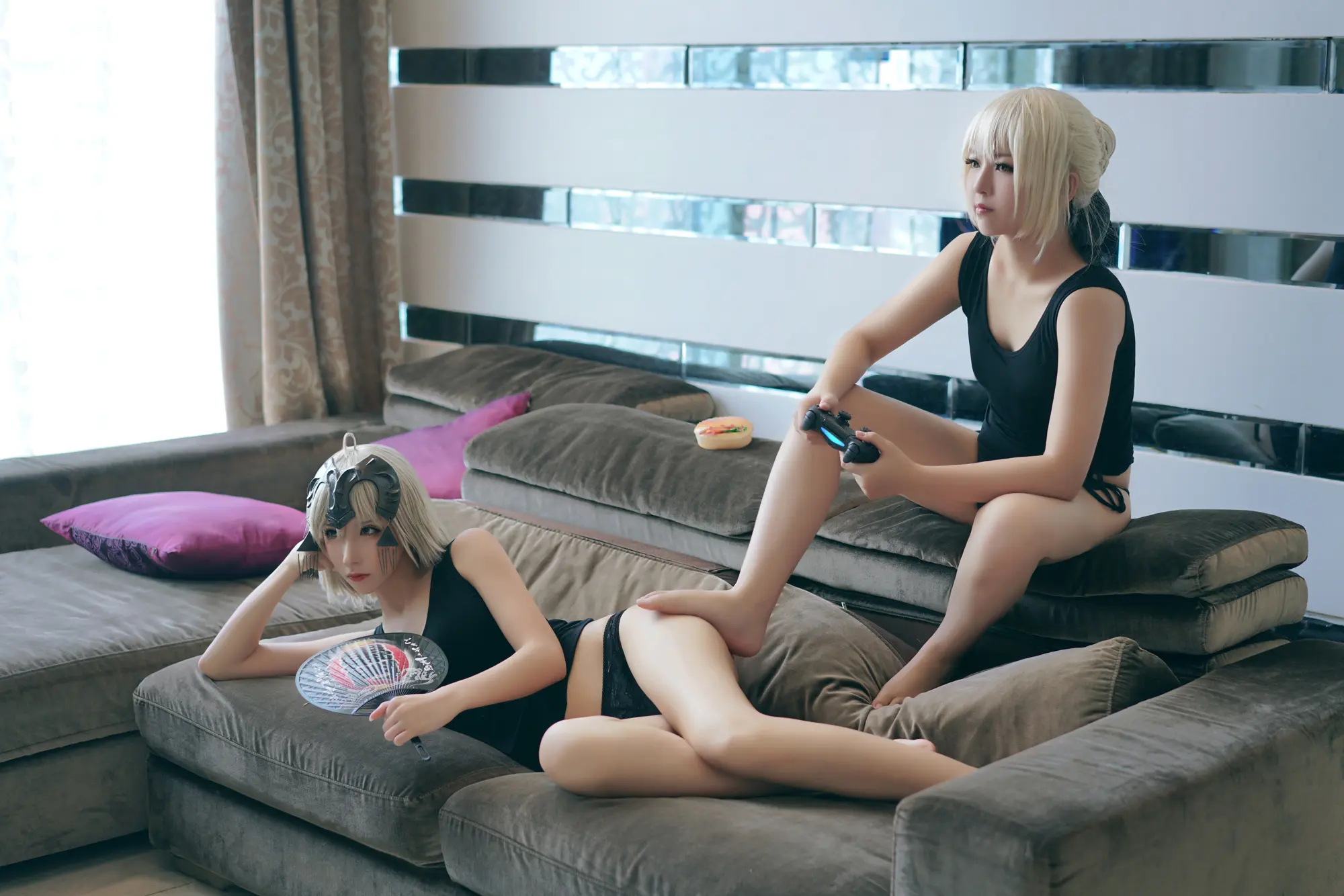 半半子 家居PS4 (&索索) [30P]