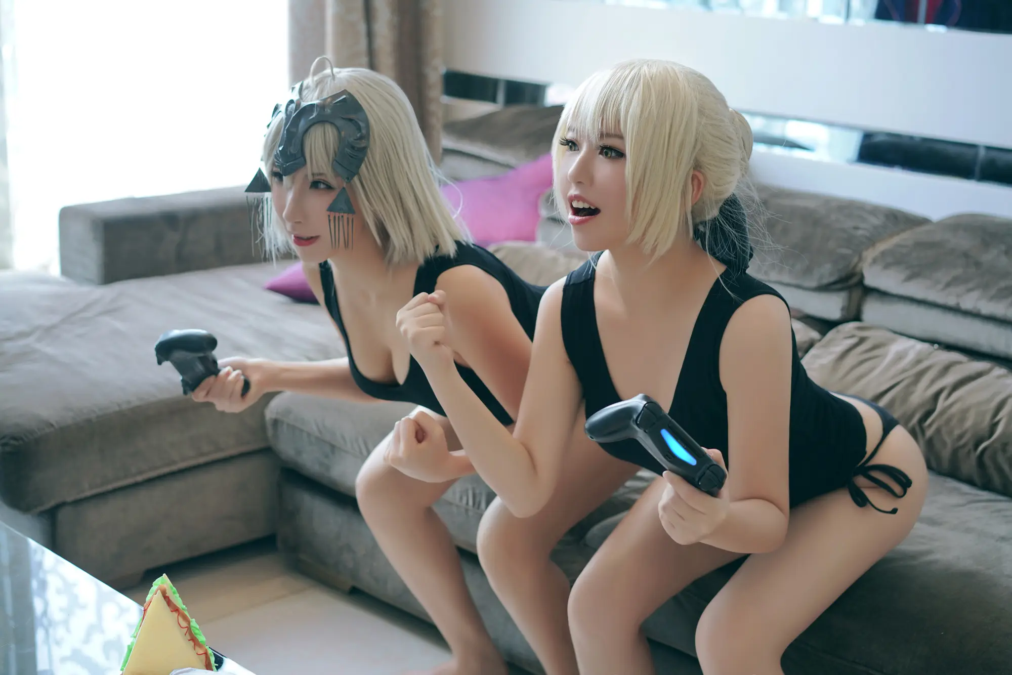 半半子 家居PS4 (&索索) [30P]