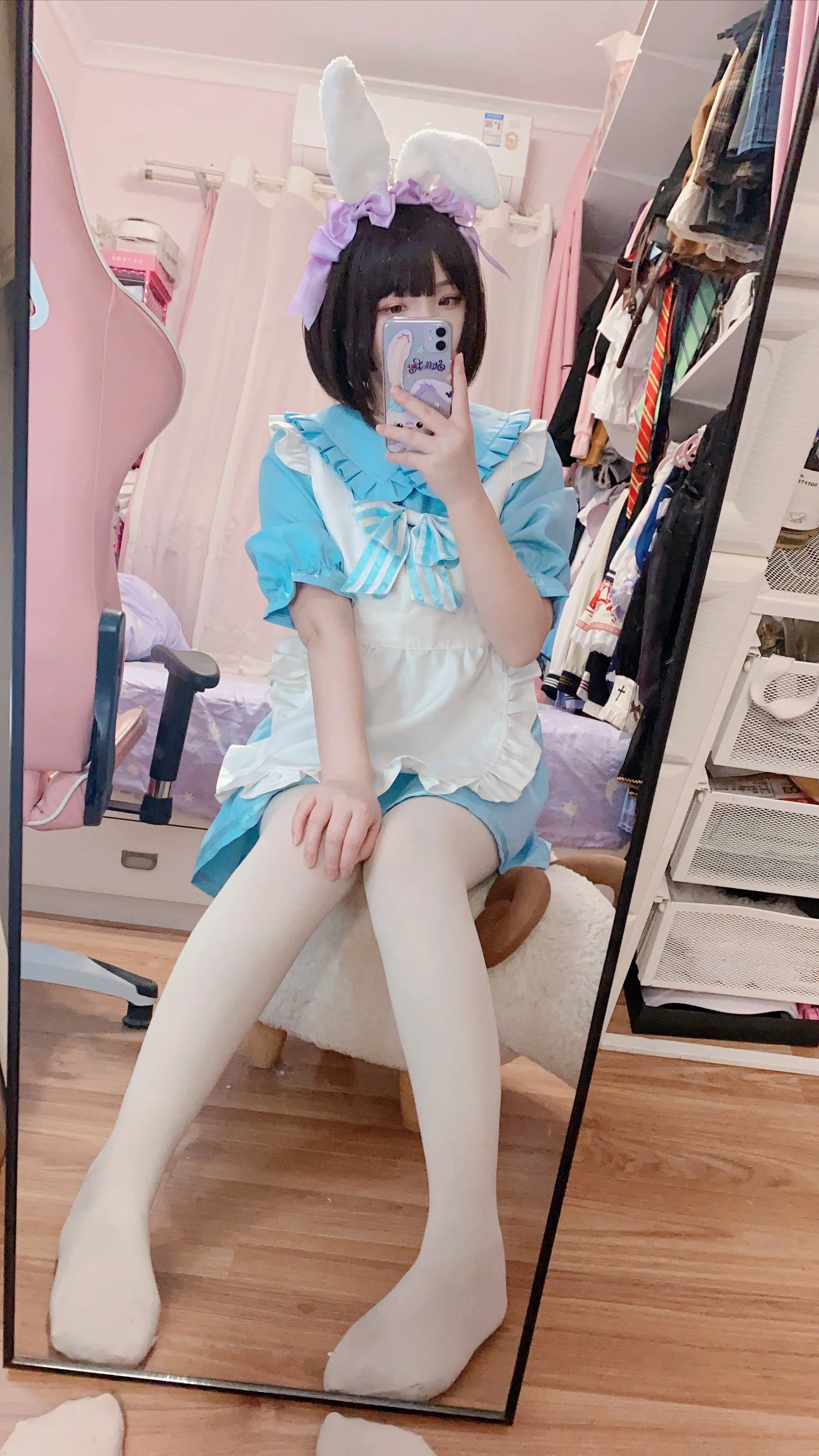 古川 蓝色兔儿女仆 [49P]