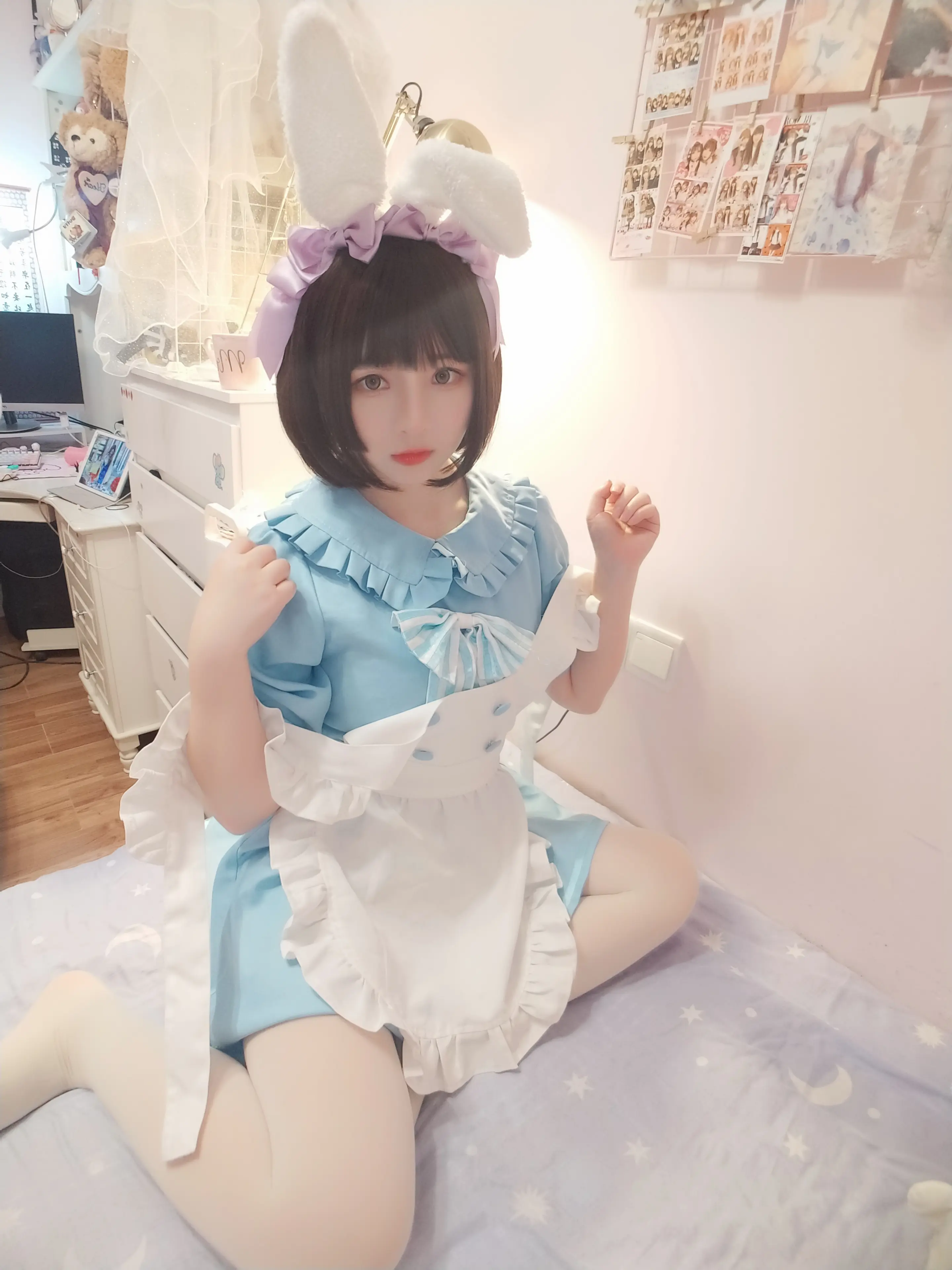 古川 蓝色兔儿女仆 [49P]