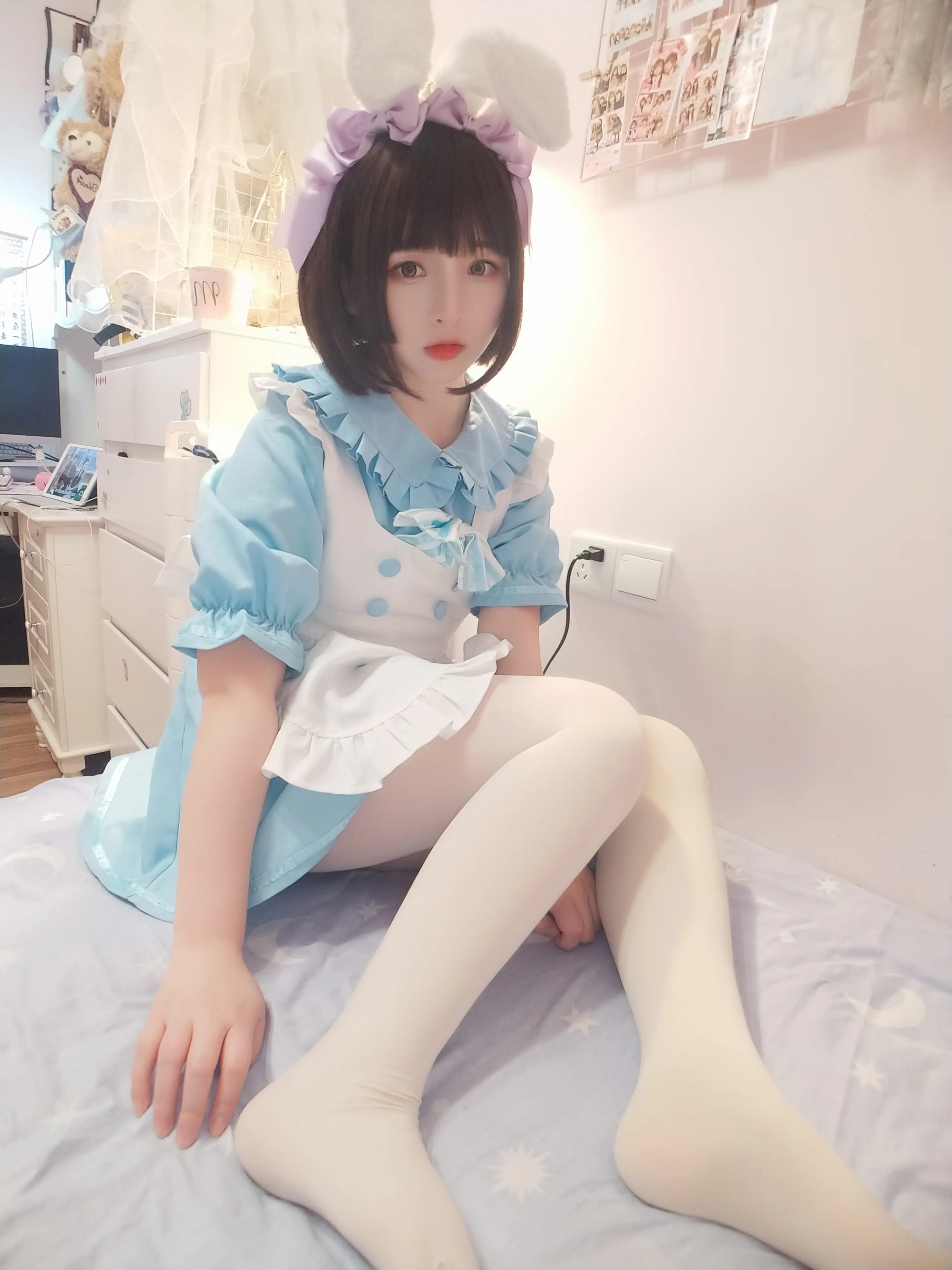 古川 蓝色兔儿女仆 [49P]