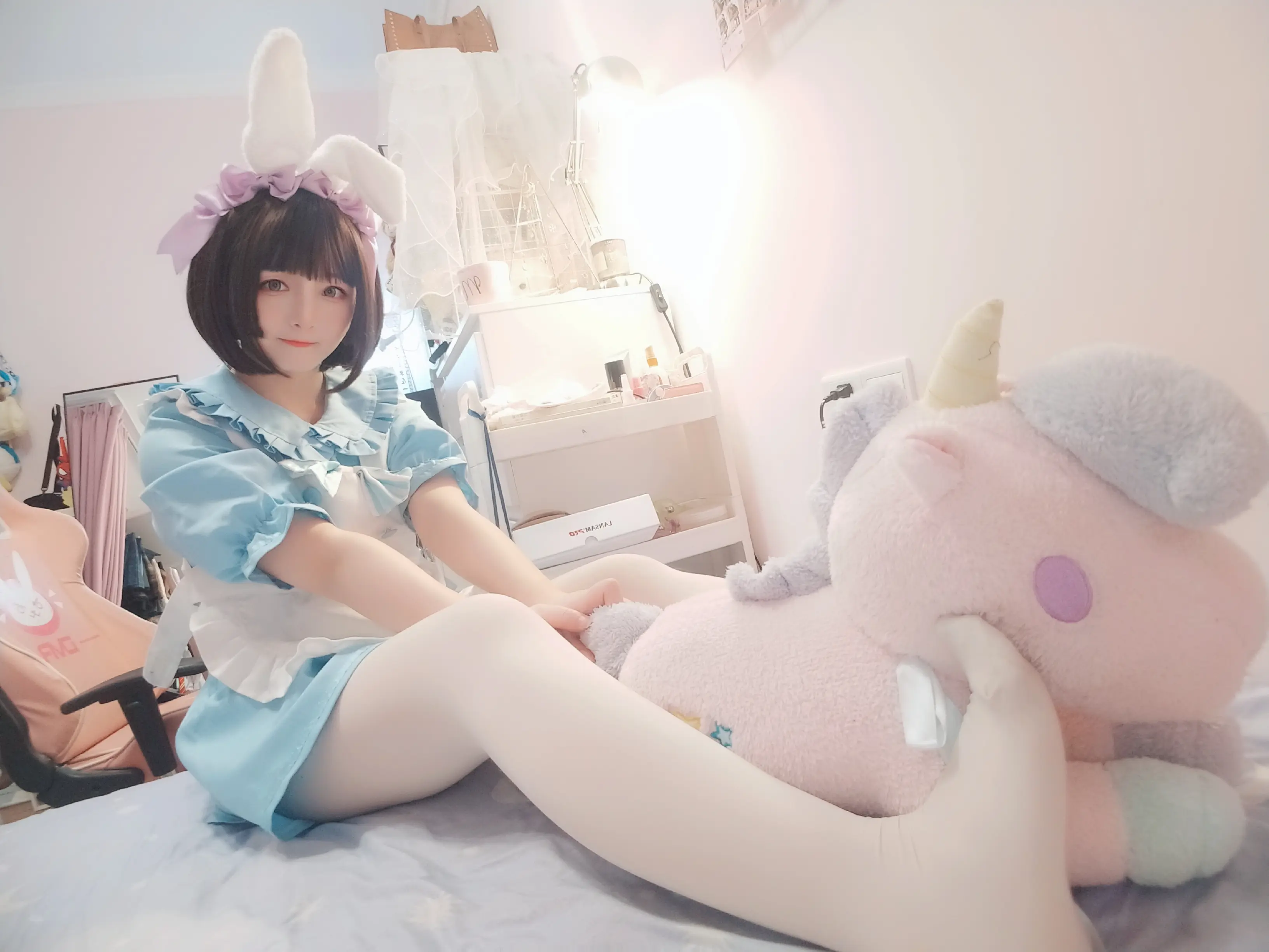 古川 蓝色兔儿女仆 [49P]