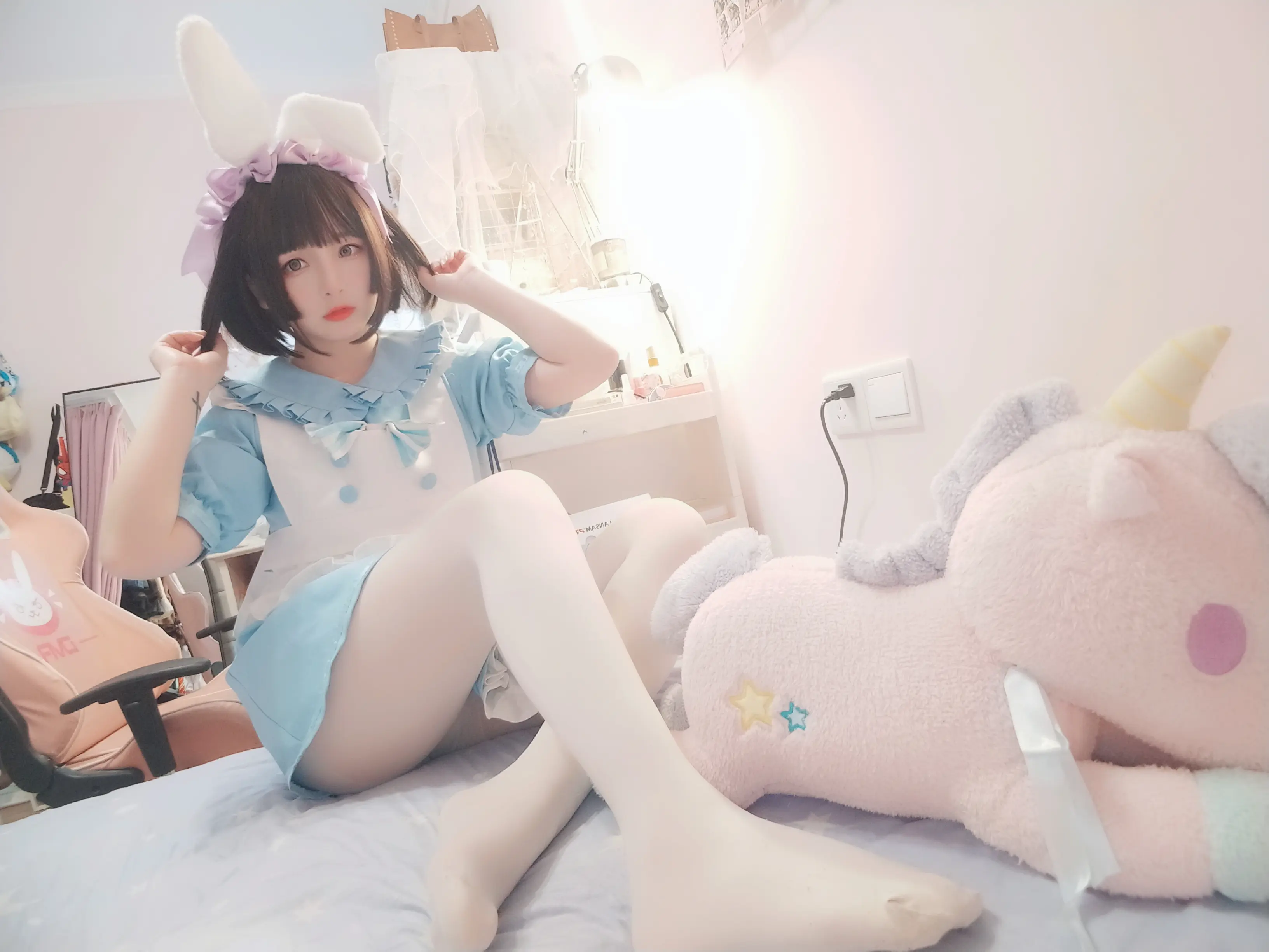 古川 蓝色兔儿女仆 [49P]