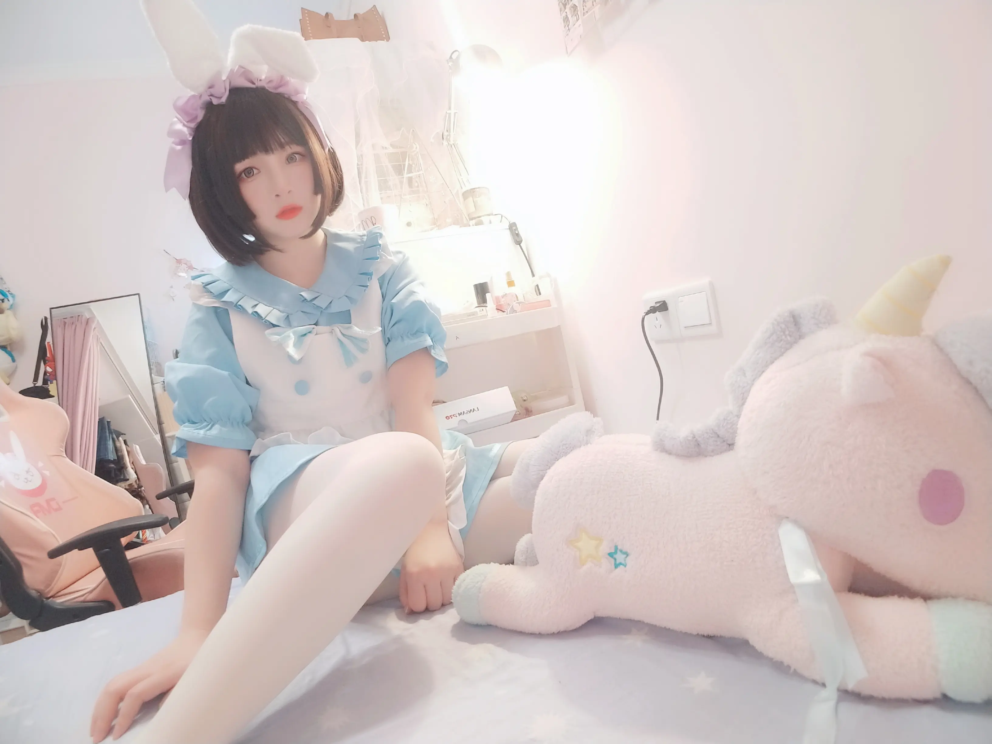 古川 蓝色兔儿女仆 [49P]