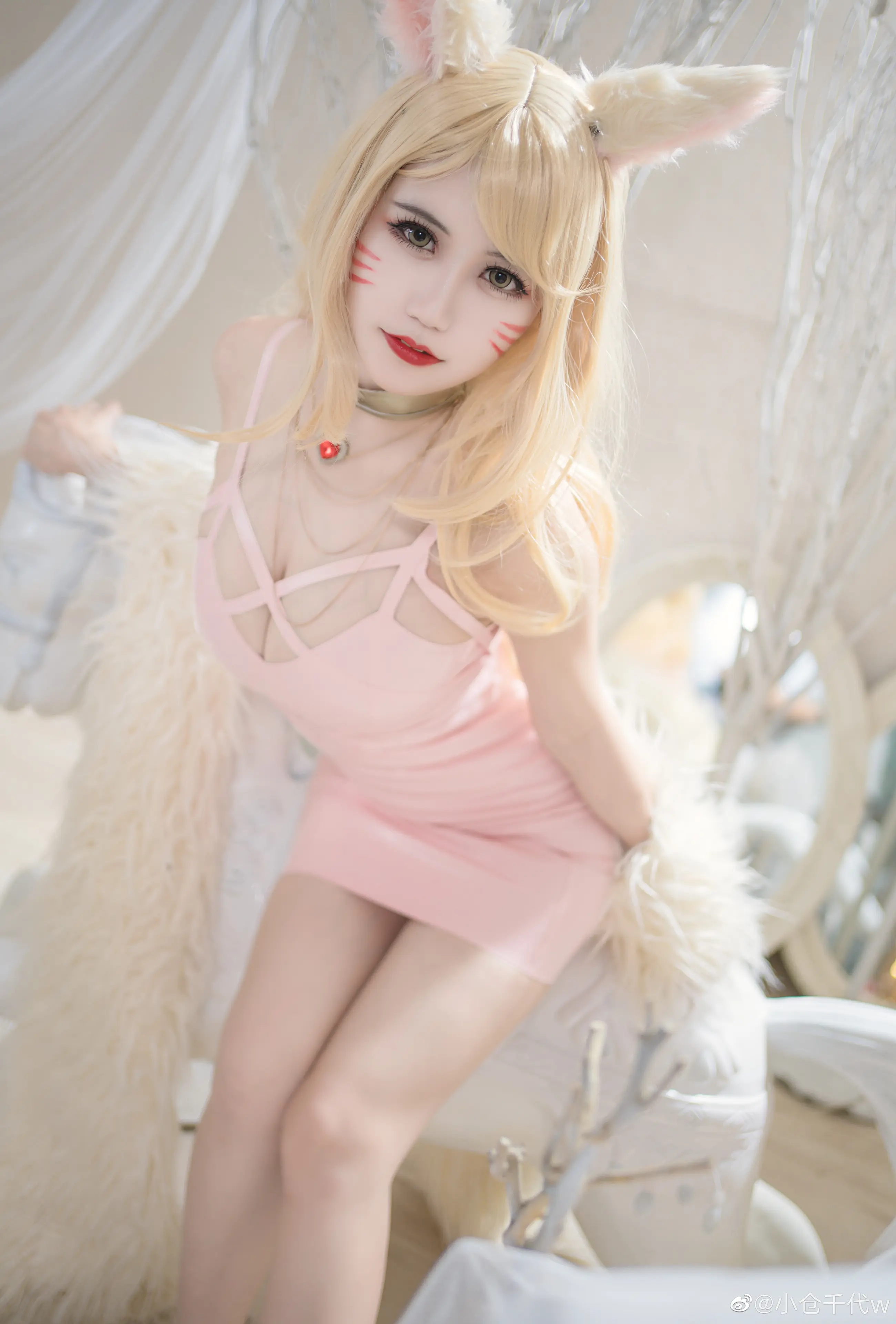 小仓千代w 微博图 粉色阿狸 [9P]