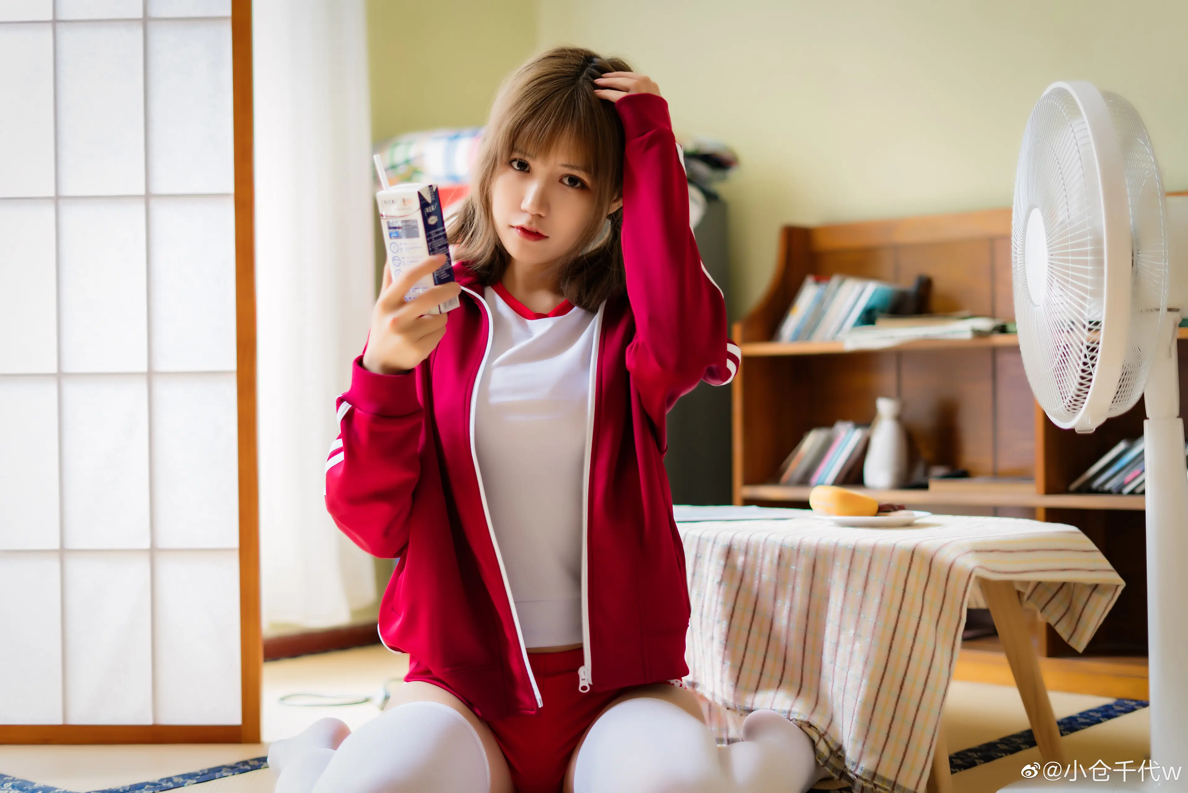 小仓千代w 微博图 运动服 [9P]