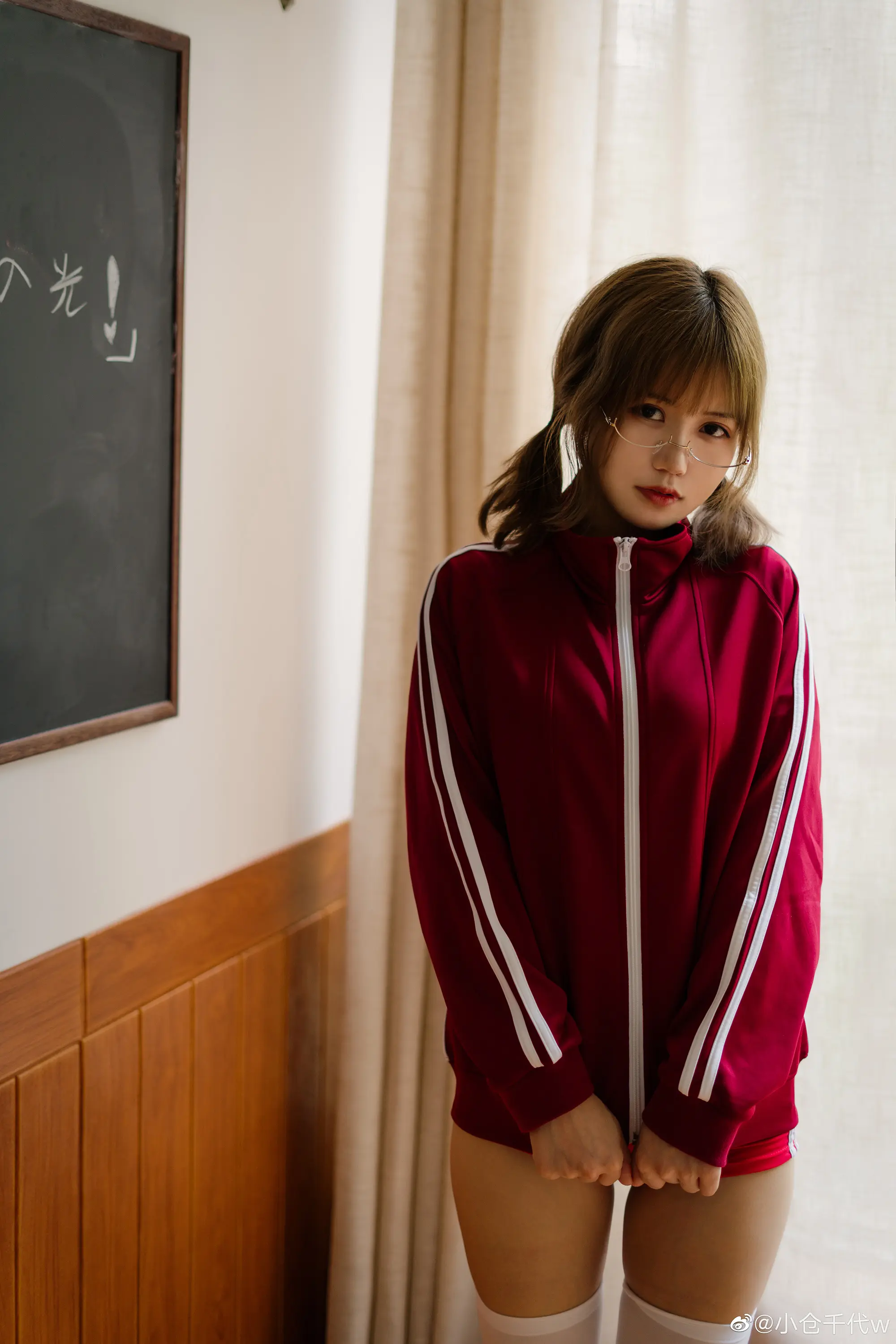 小仓千代w 微博图 运动服 [9P]