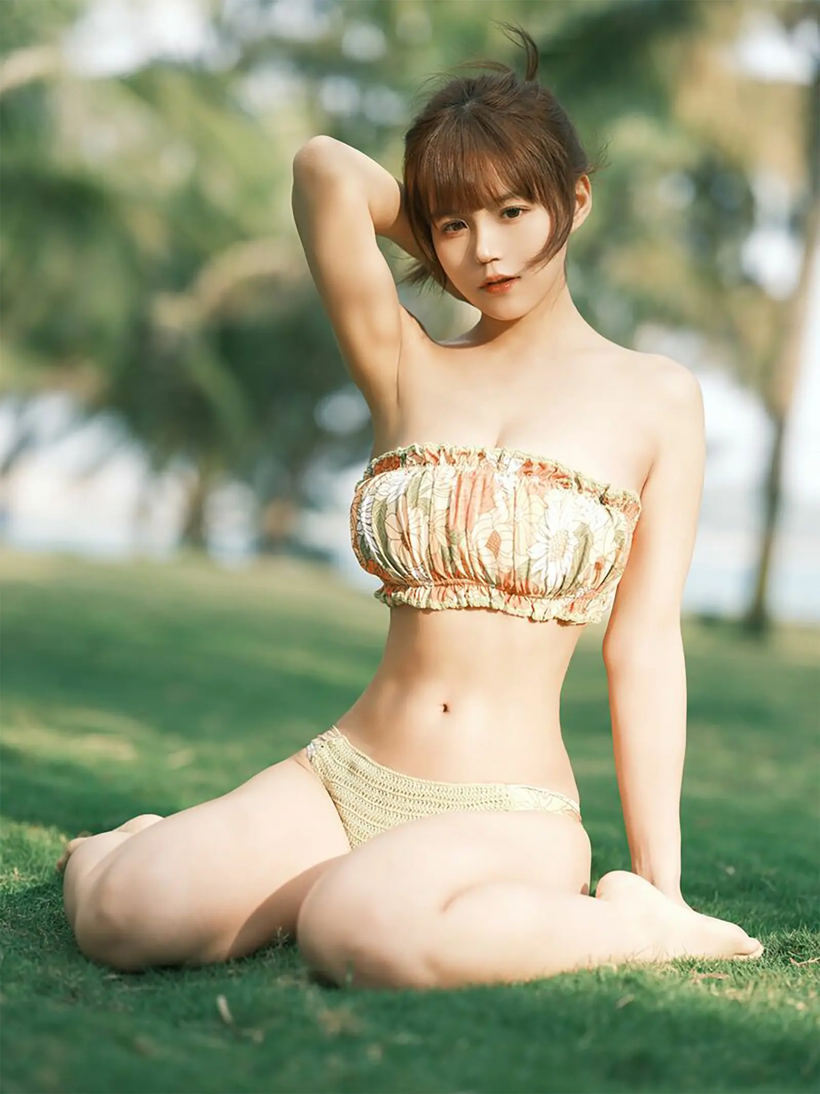 小仓千代w 沙滩日落🌄 [16P]