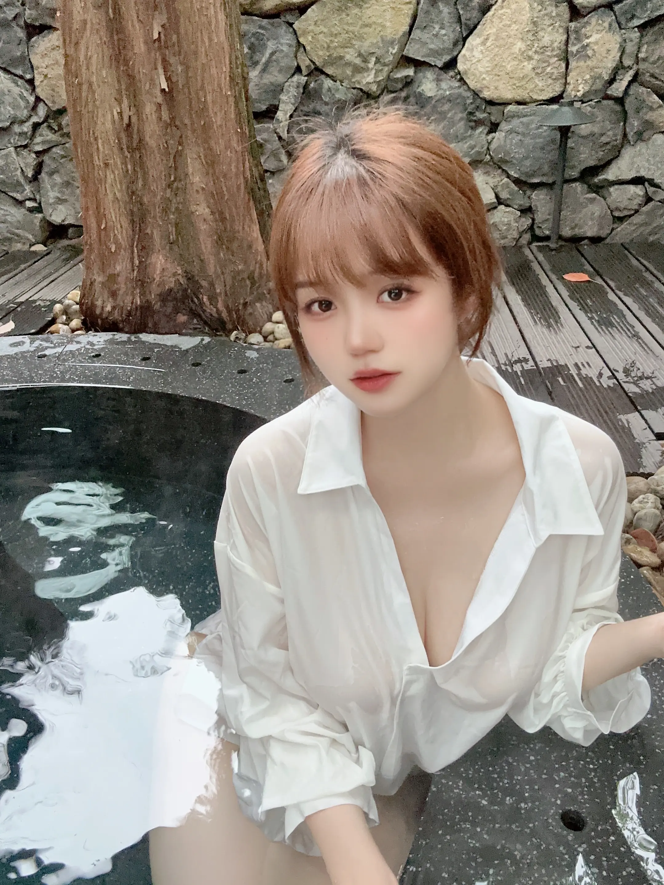 小仓千代w 湿衬衫 [11P]