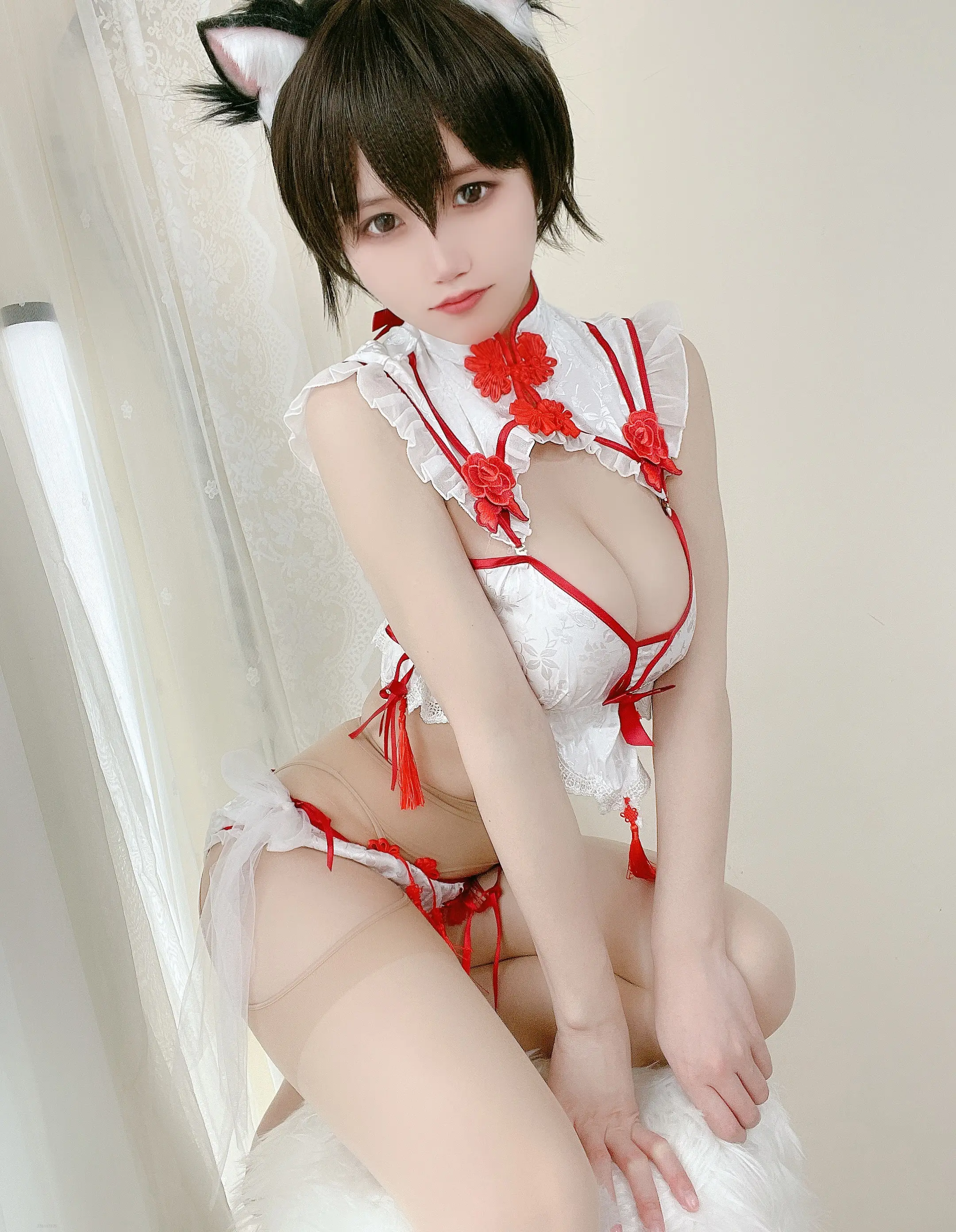 小仓千代w 短发猫耳 [20P]