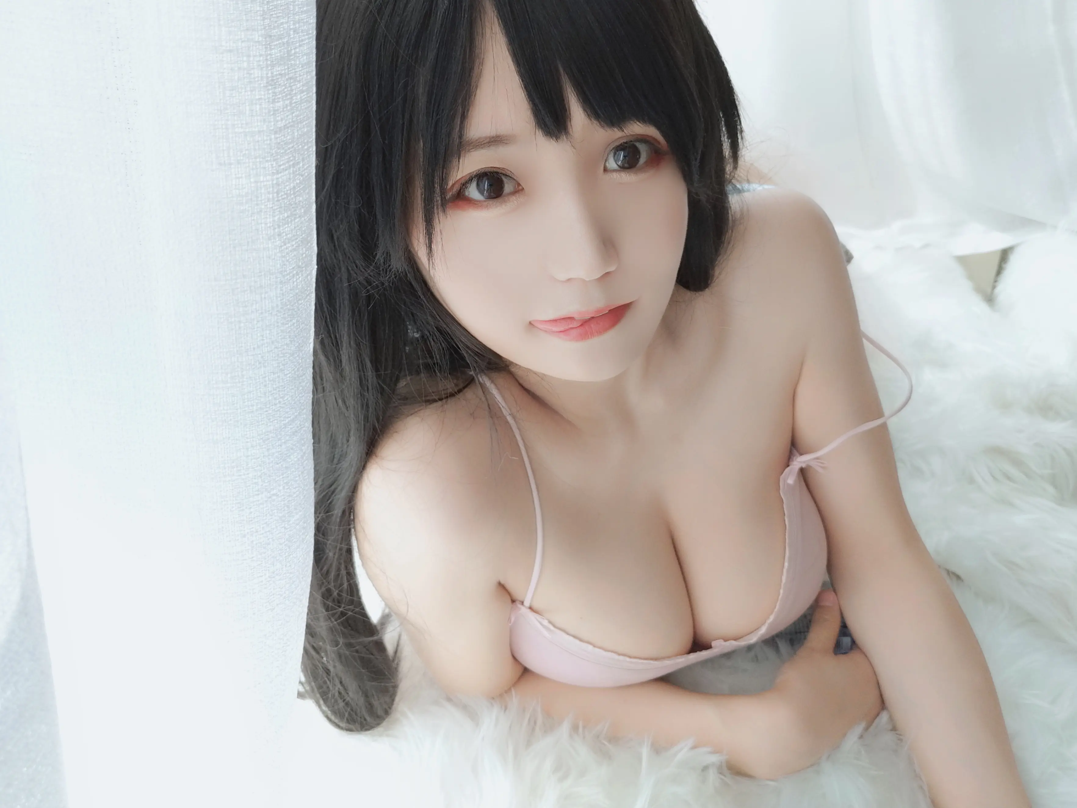 小仓千代w 粉色吊带 [30P]