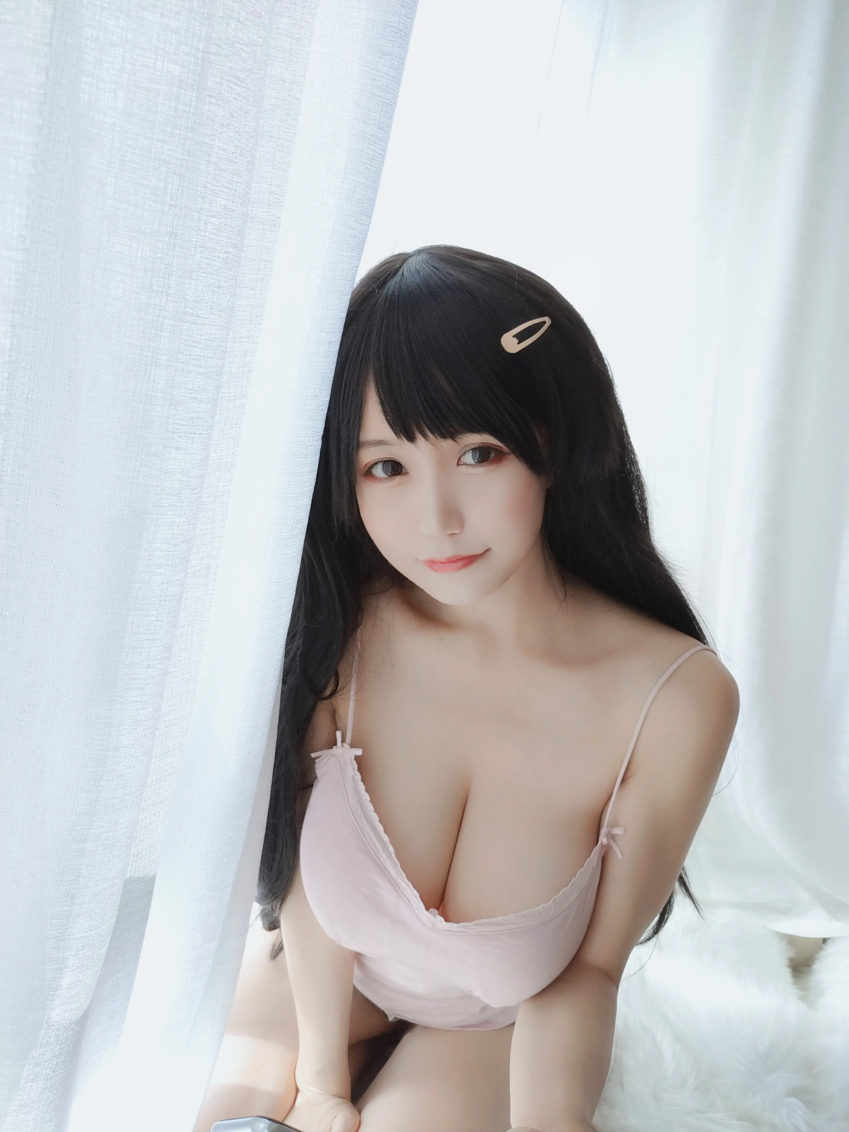 小仓千代w 粉色吊带 [30P]