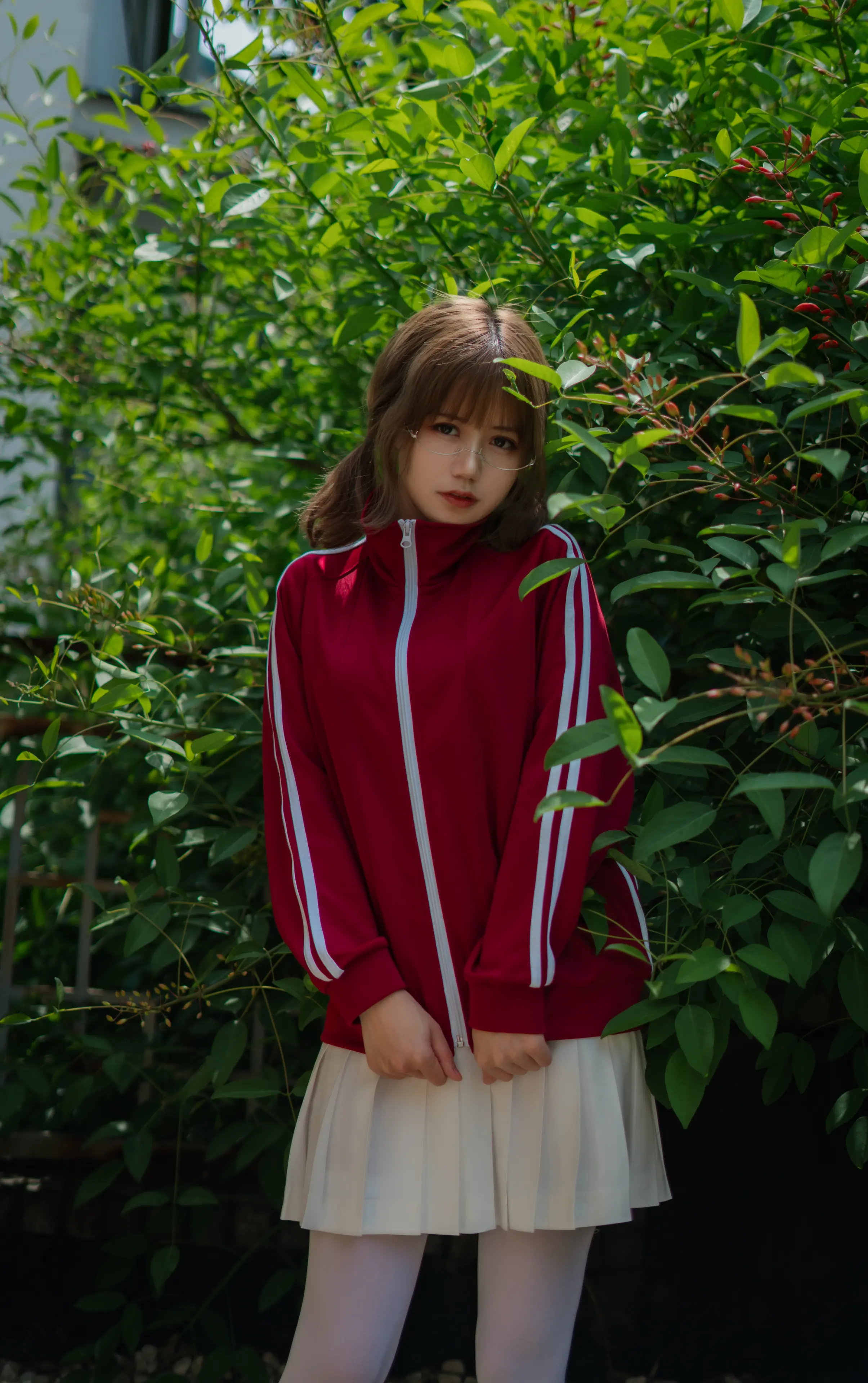 小仓千代w 红色体操服 [48P]