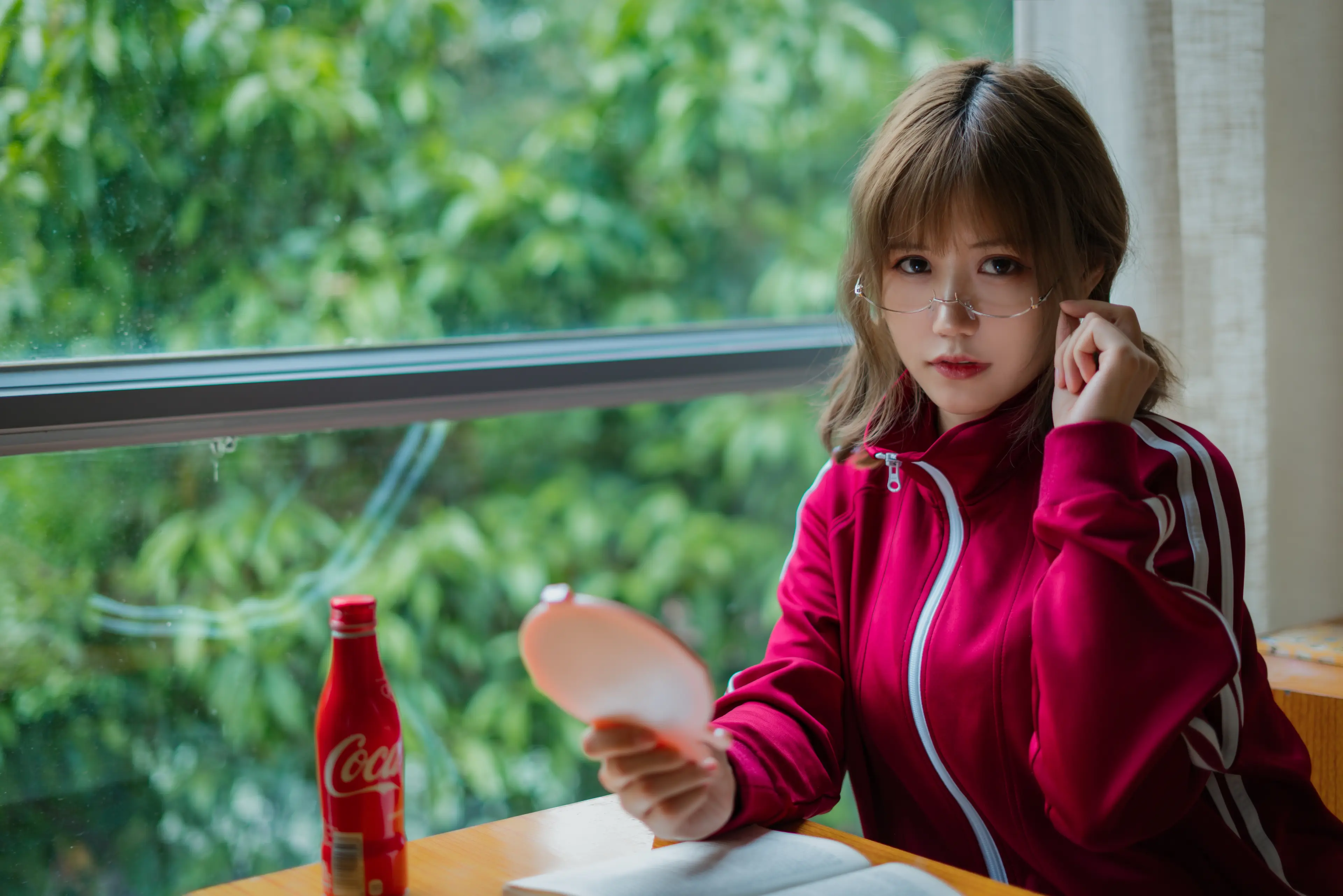 小仓千代w 红色体操服 [48P]