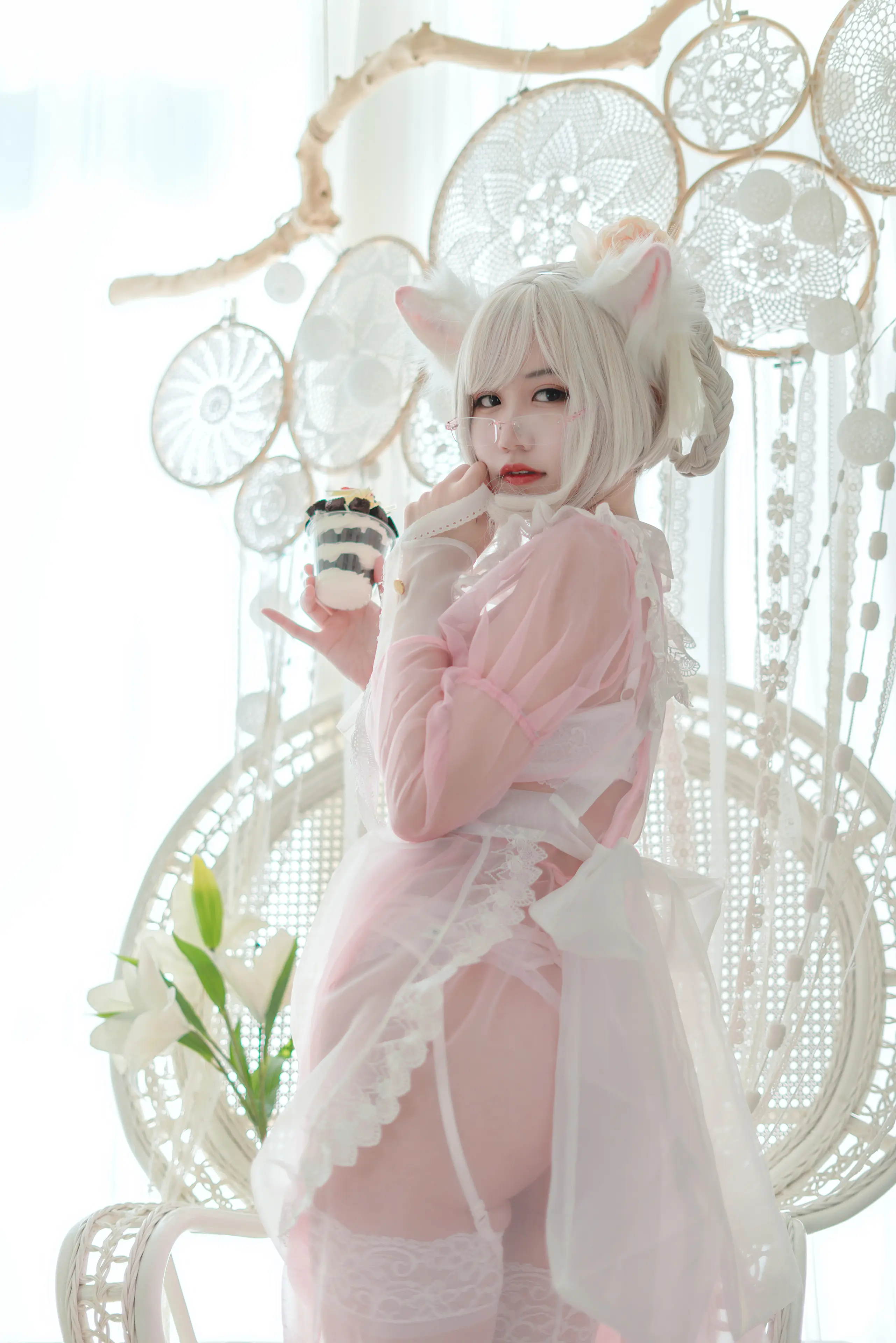 小仓千代w 透明女仆粉色 [24P]