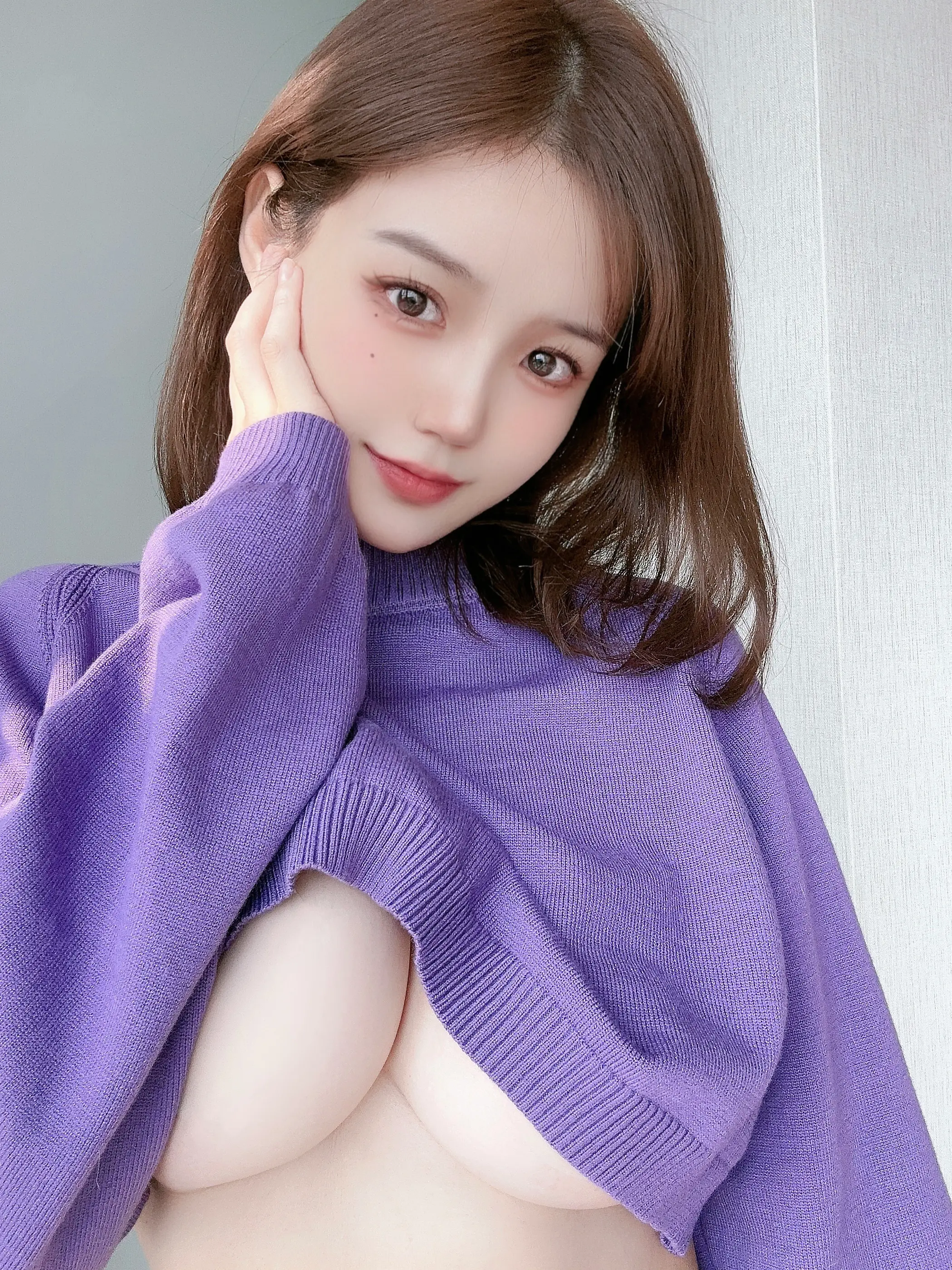 小仓千代w 💟紫色毛衣💟 [11P]