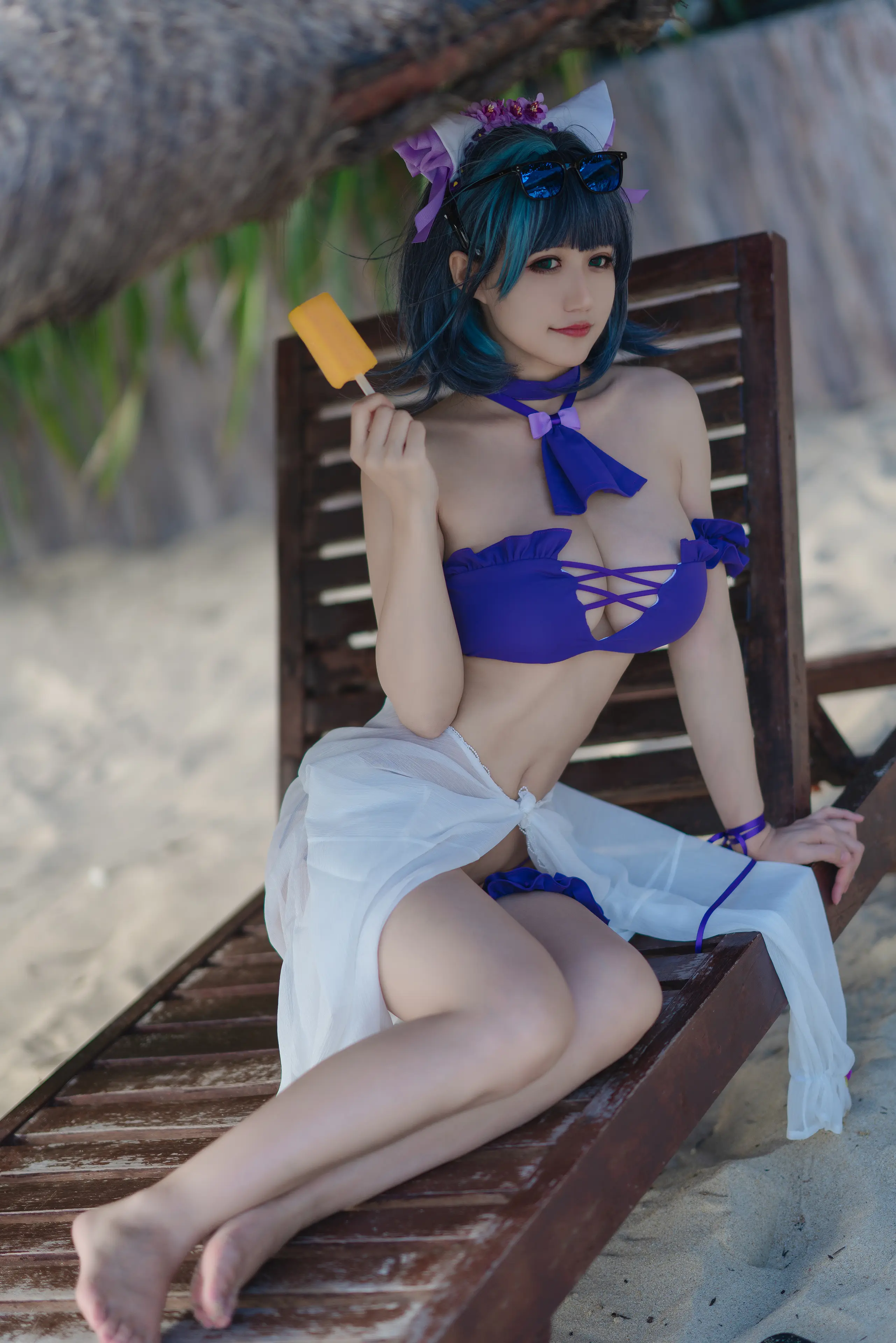 小仓千代w 1月舰长 柴郡泳装 [22P]