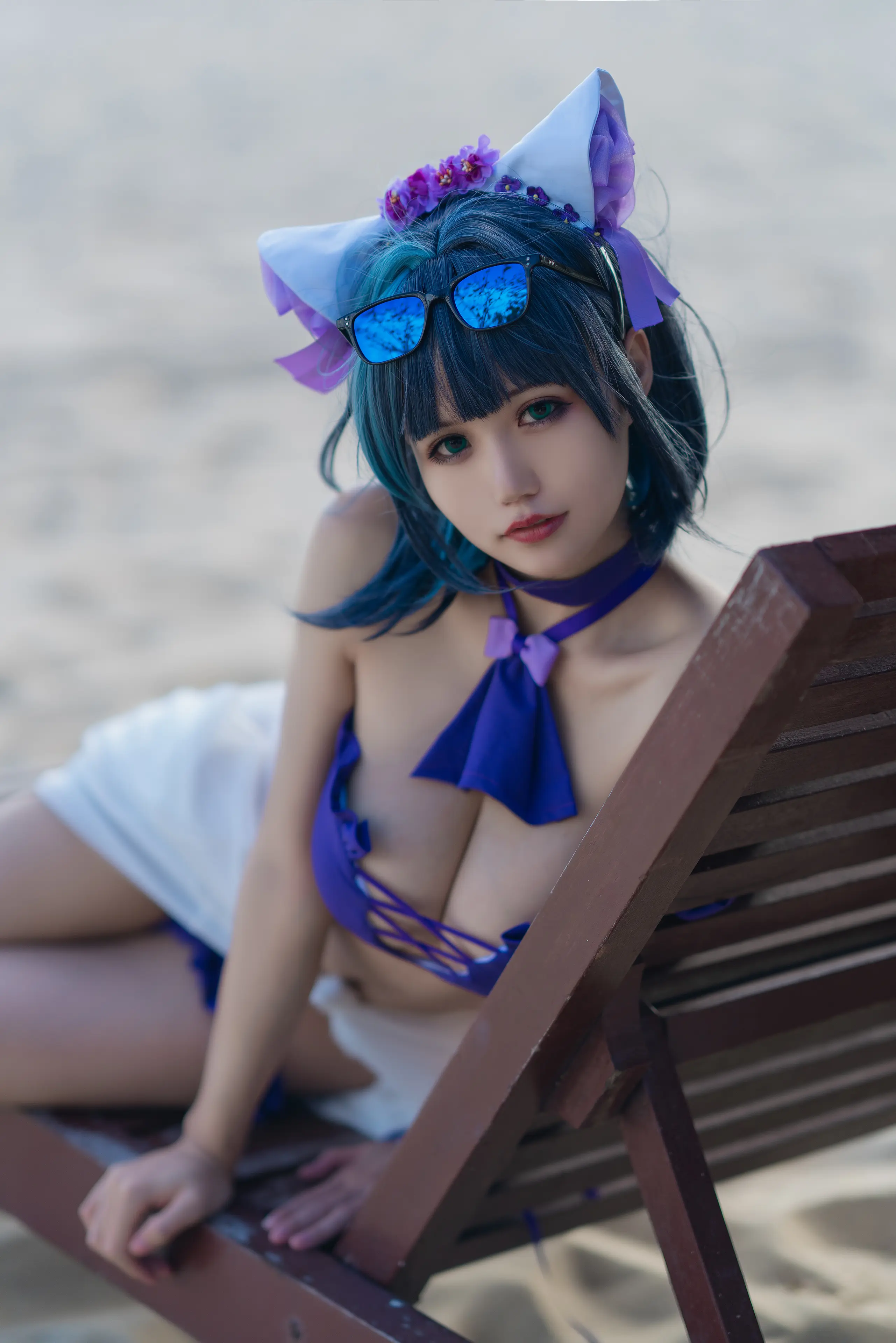 小仓千代w 1月舰长 柴郡泳装 [22P]