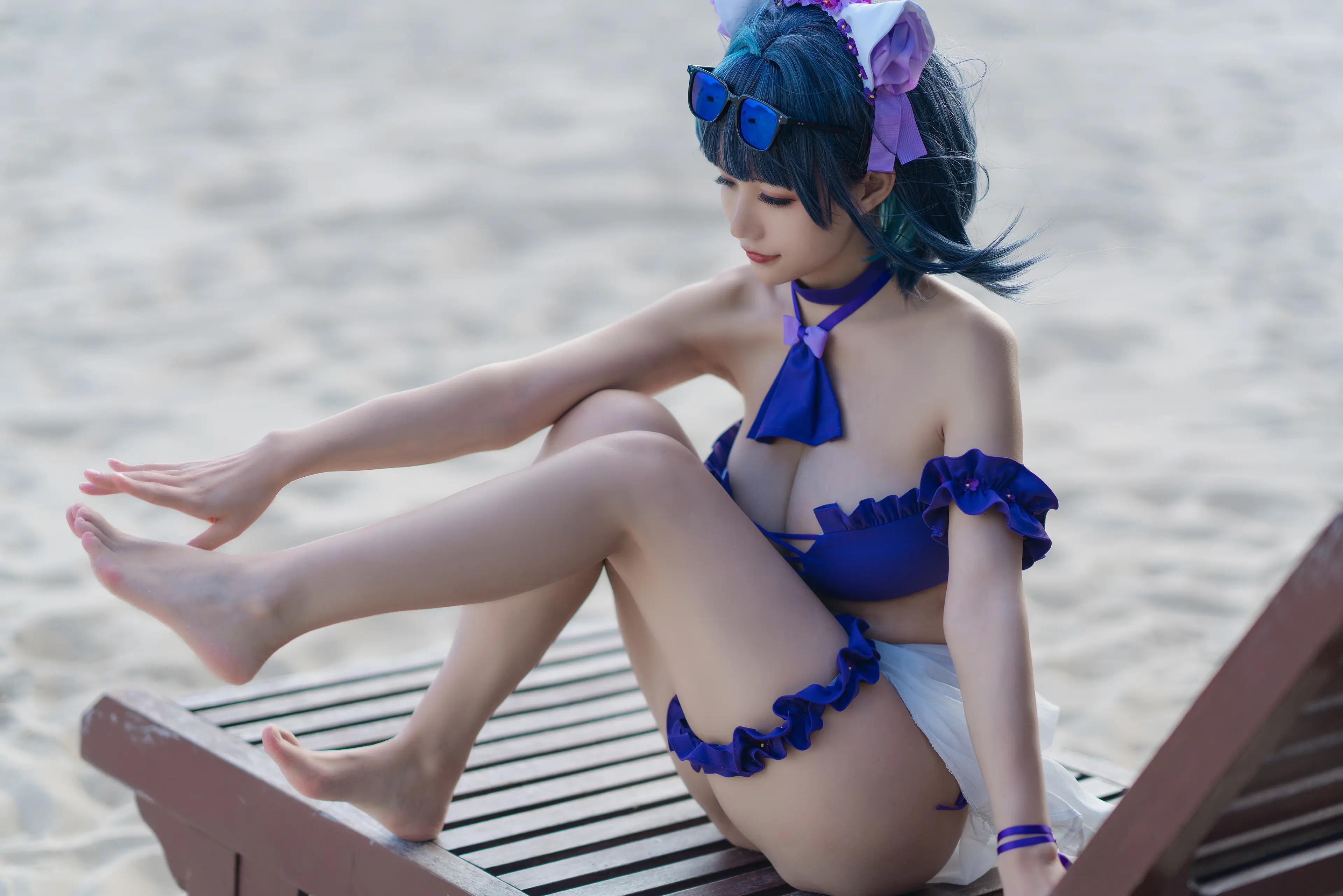 小仓千代w 1月舰长 柴郡泳装 [22P]