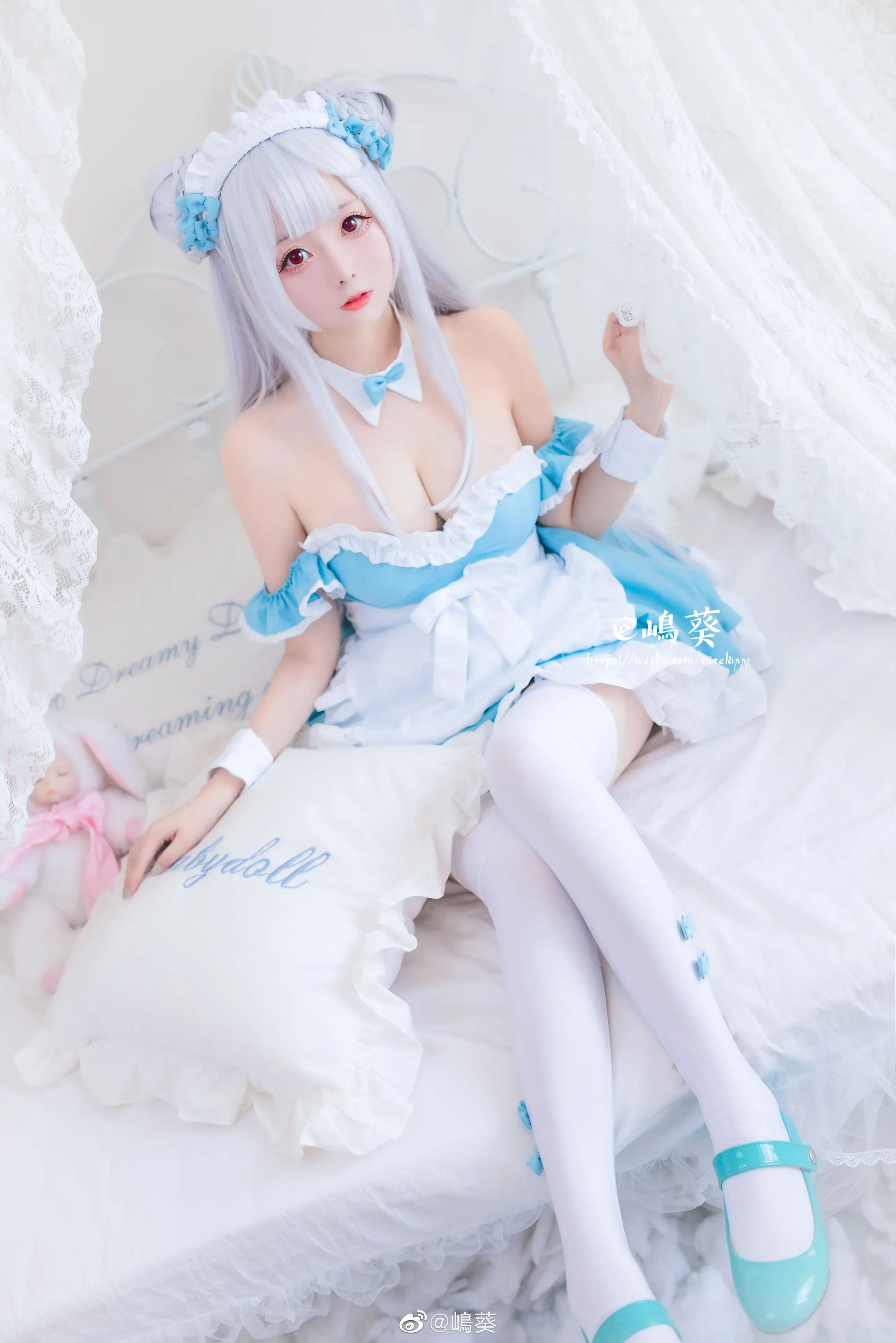 嶋葵 小天鹅女仆 [12P]