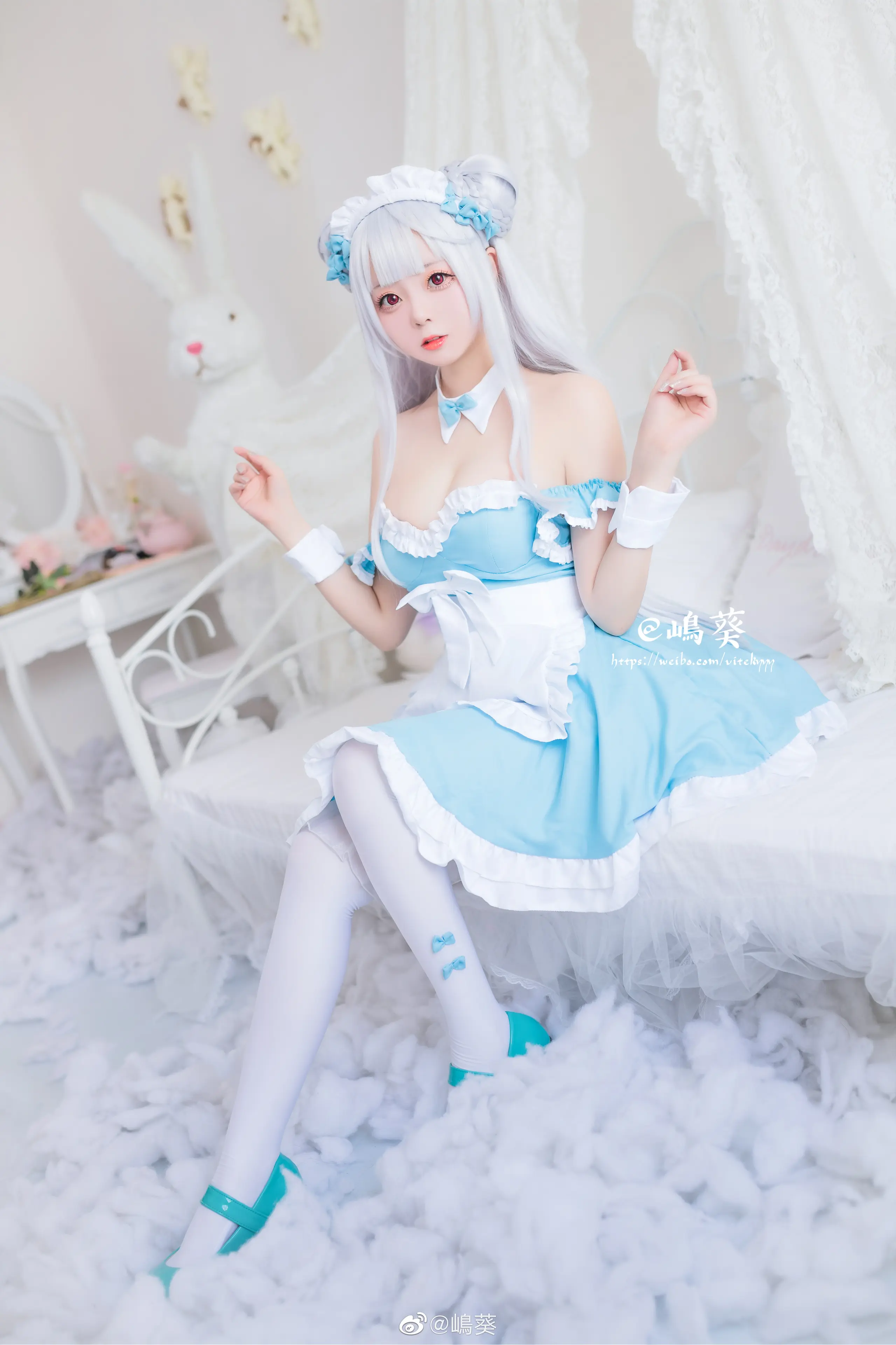 嶋葵 小天鹅女仆 [12P]