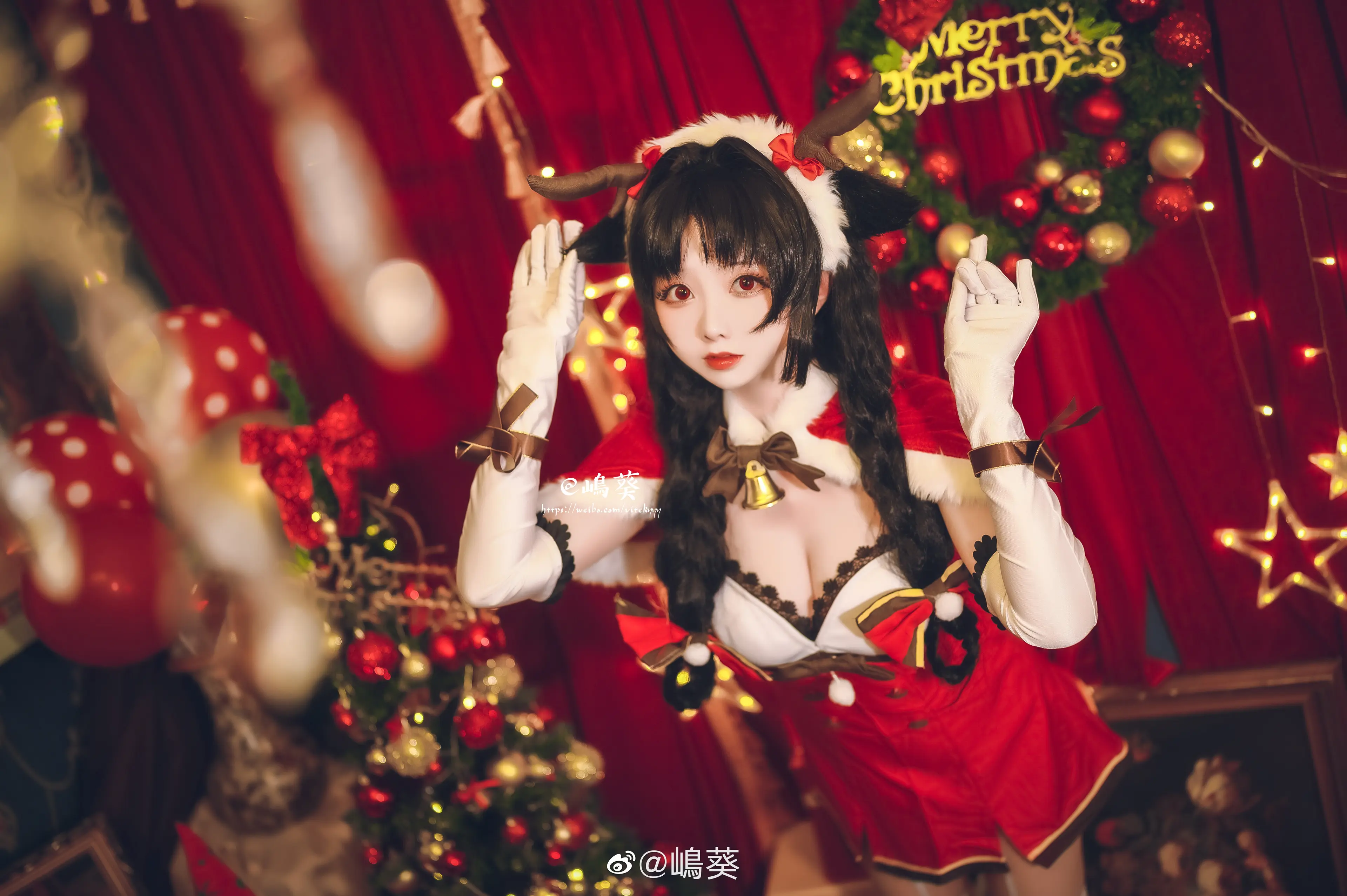 嶋葵 碧蓝航线 大潮 驯鹿与圣诞礼物 [12P]