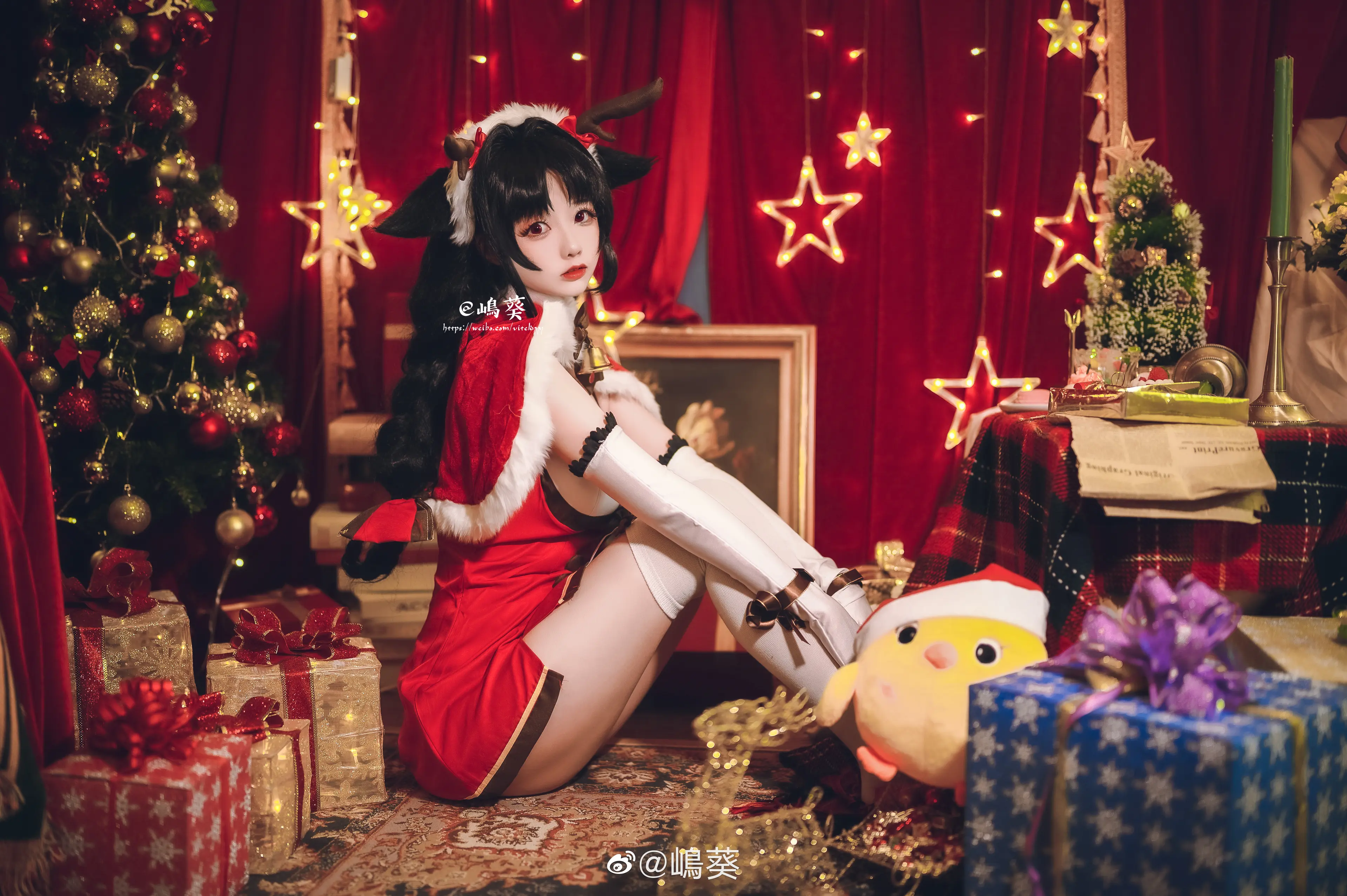 嶋葵 碧蓝航线 大潮 驯鹿与圣诞礼物 [12P]