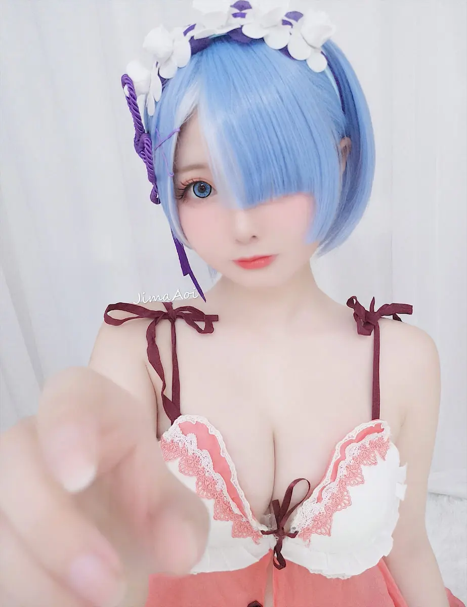 嶋葵 蕾姆睡衣 [9P]