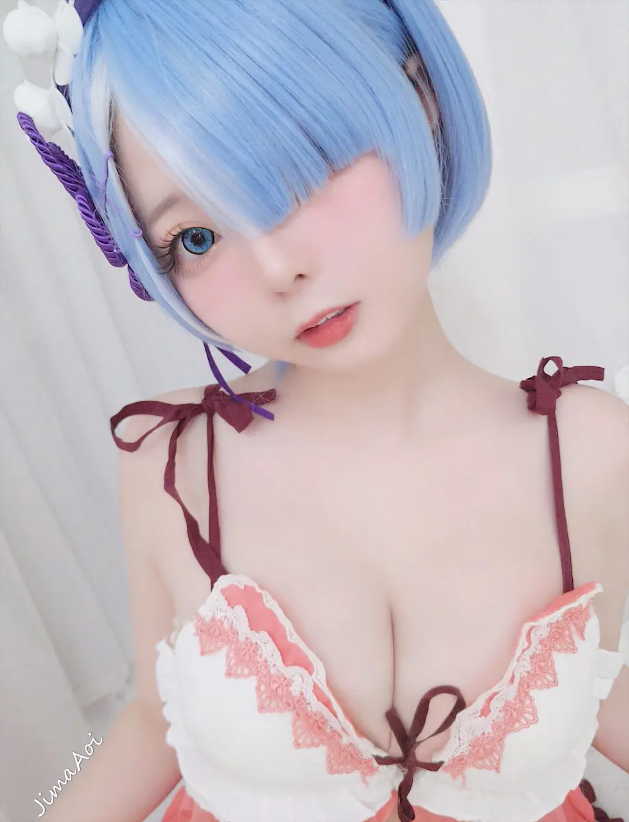 嶋葵 蕾姆睡衣 [9P]