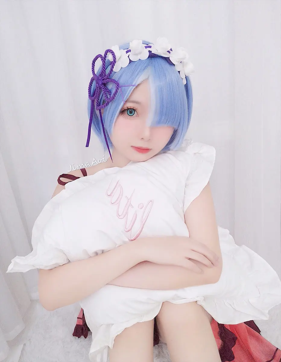 嶋葵 蕾姆睡衣 [9P]