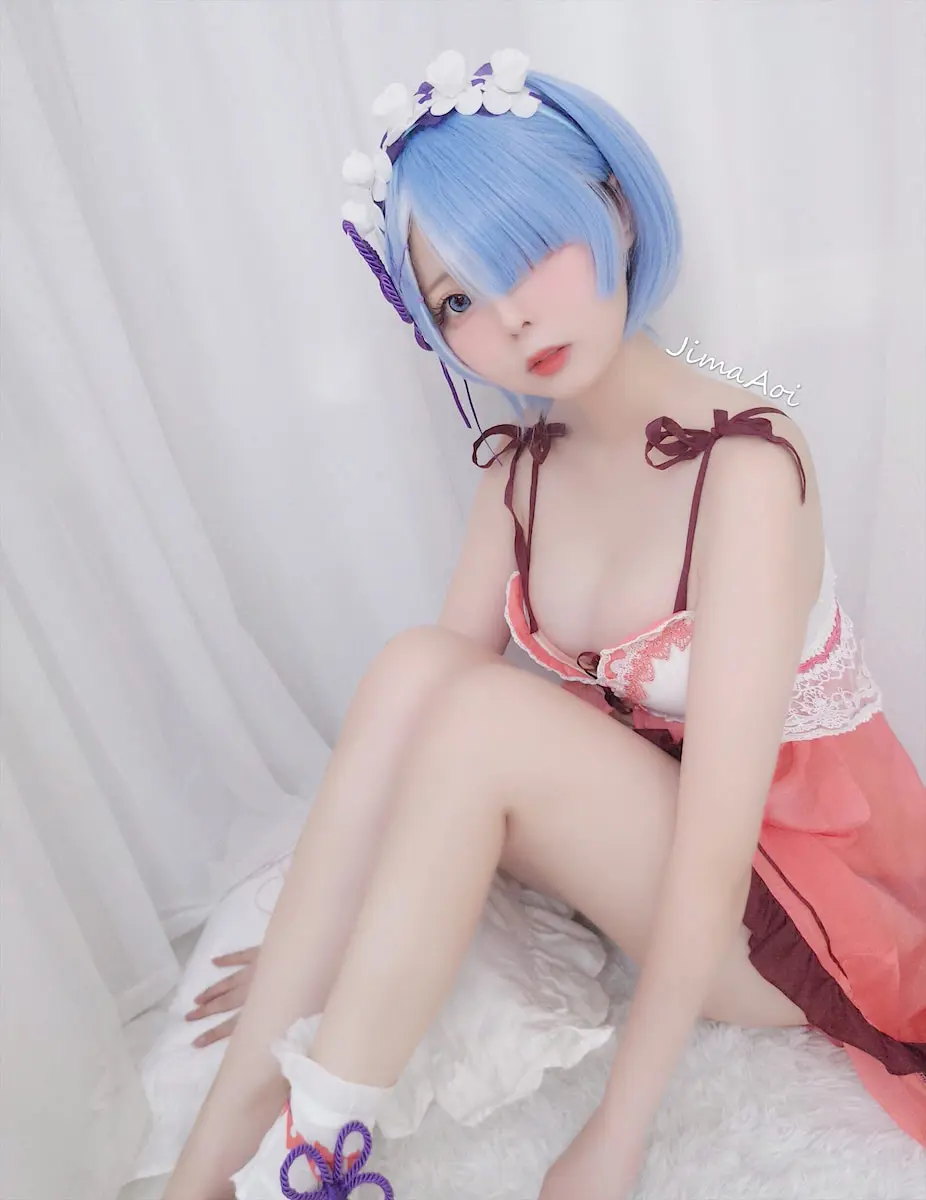 嶋葵 蕾姆睡衣 [9P]