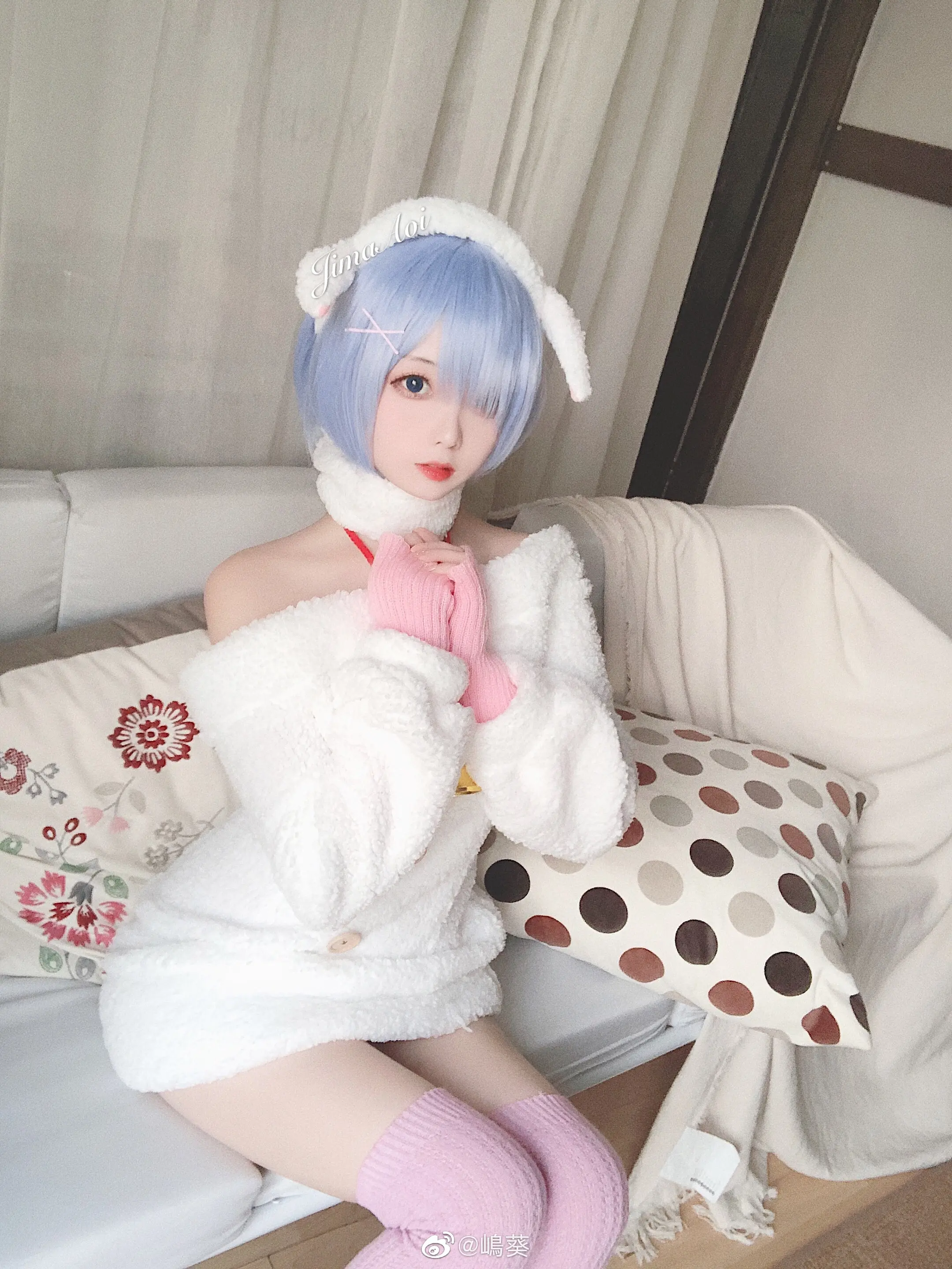 嶋葵 蕾姆自拍 [9P]