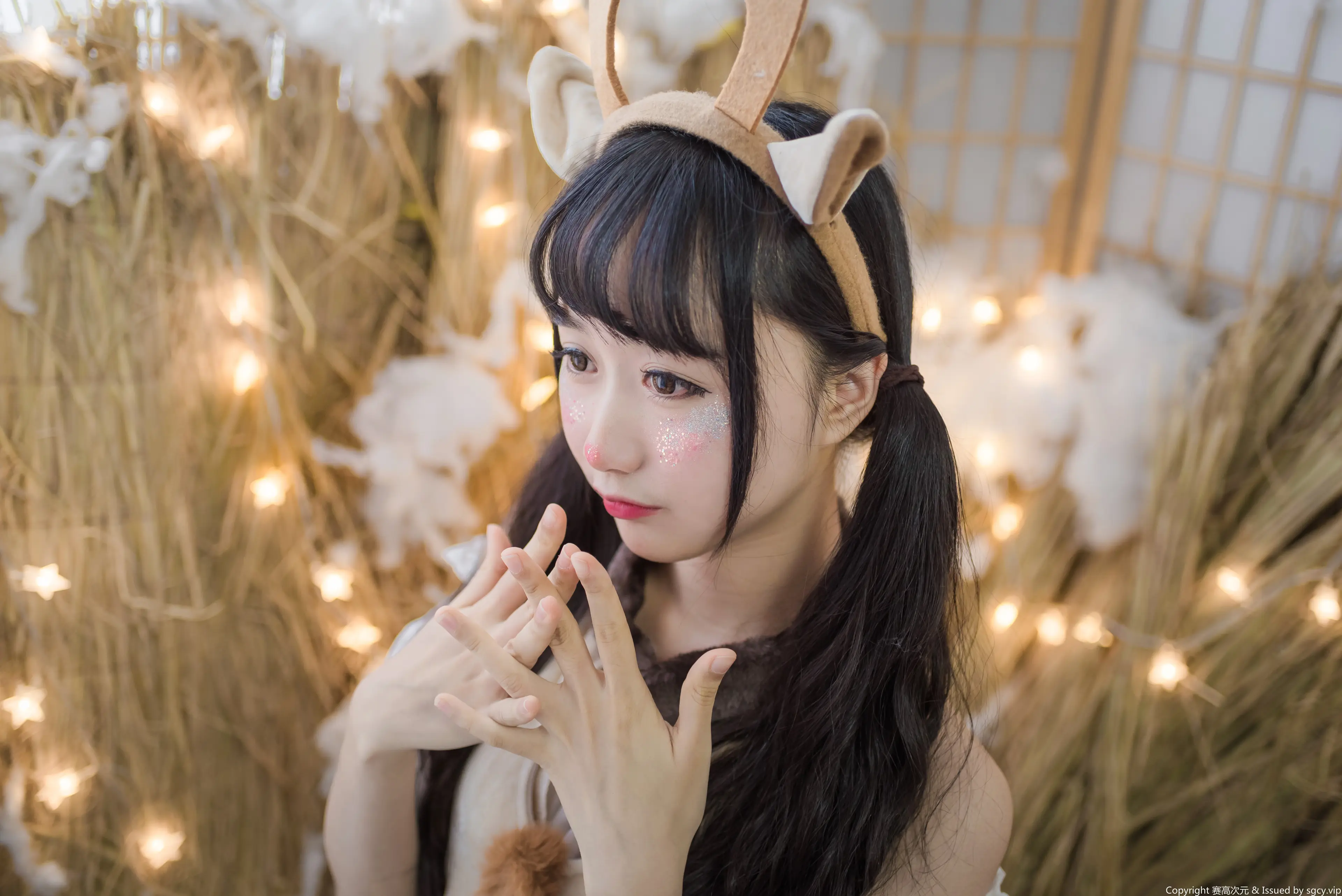 木绵绵 圣诞老人和驯鹿酱 [46P]