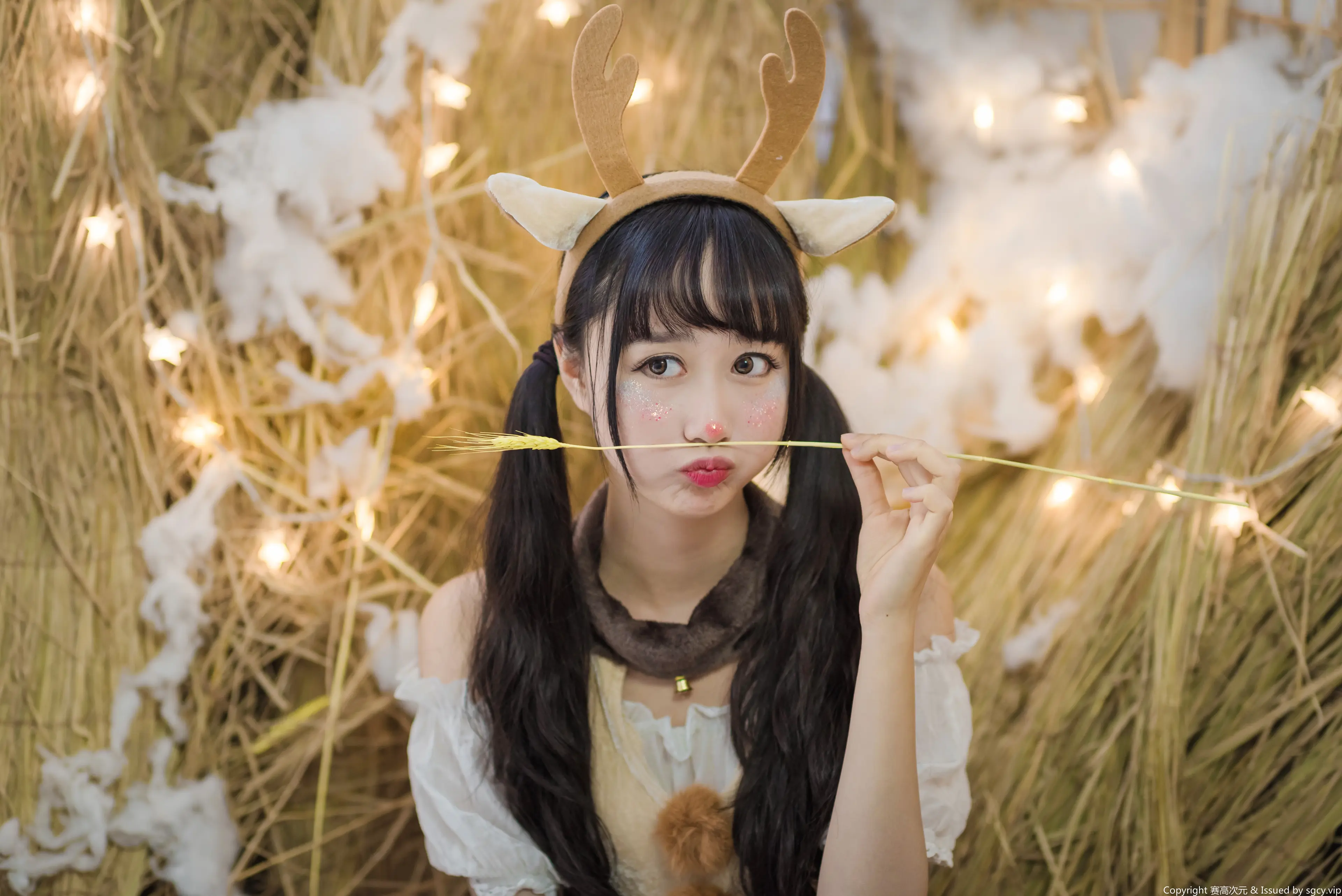 木绵绵 圣诞老人和驯鹿酱 [46P]