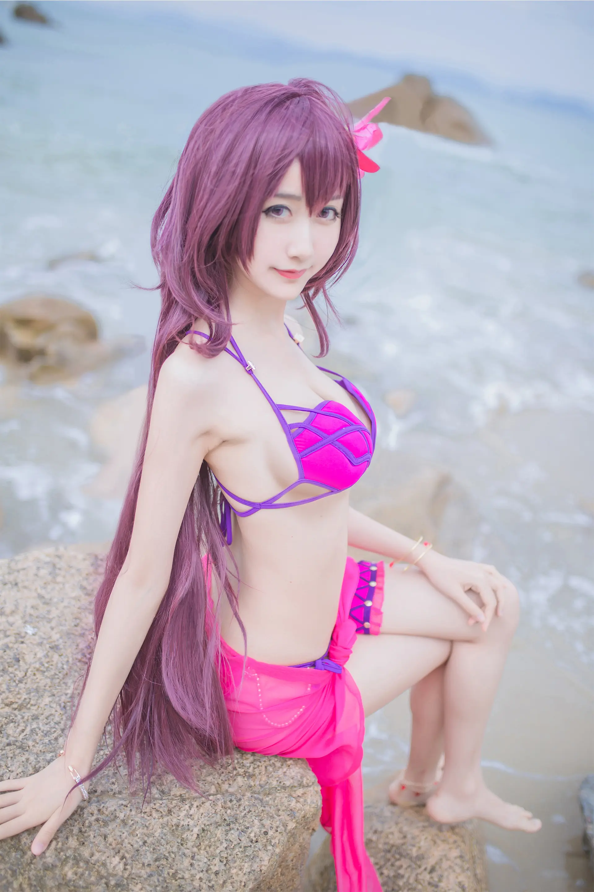 木绵绵 泳装斯卡哈 [21P]