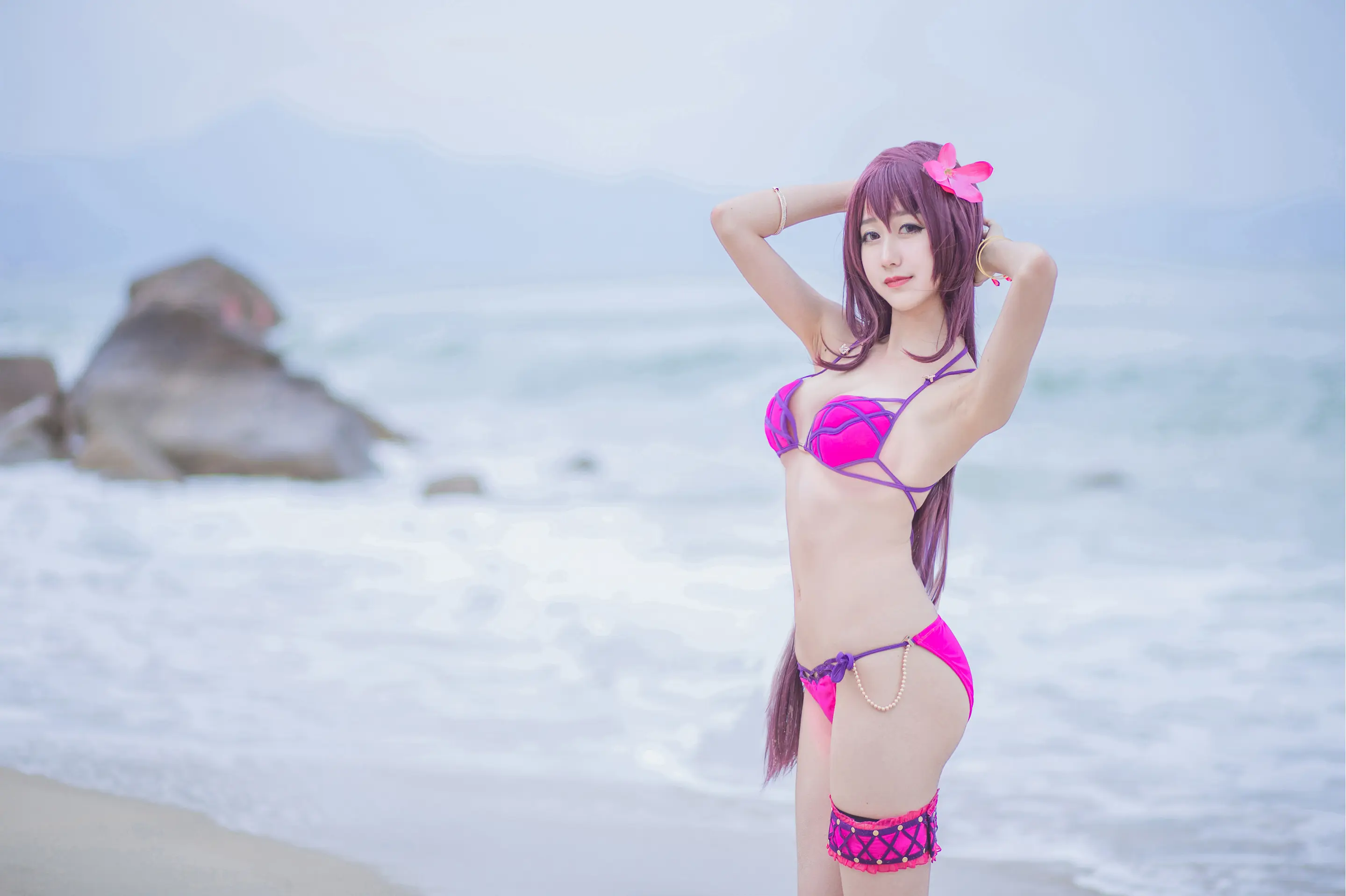 木绵绵 泳装斯卡哈 [21P]