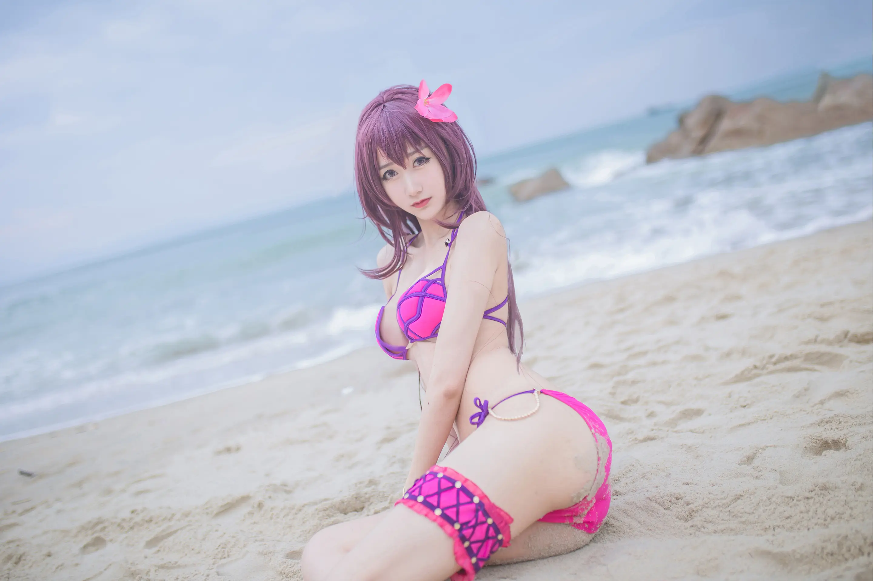 木绵绵 泳装斯卡哈 [21P]