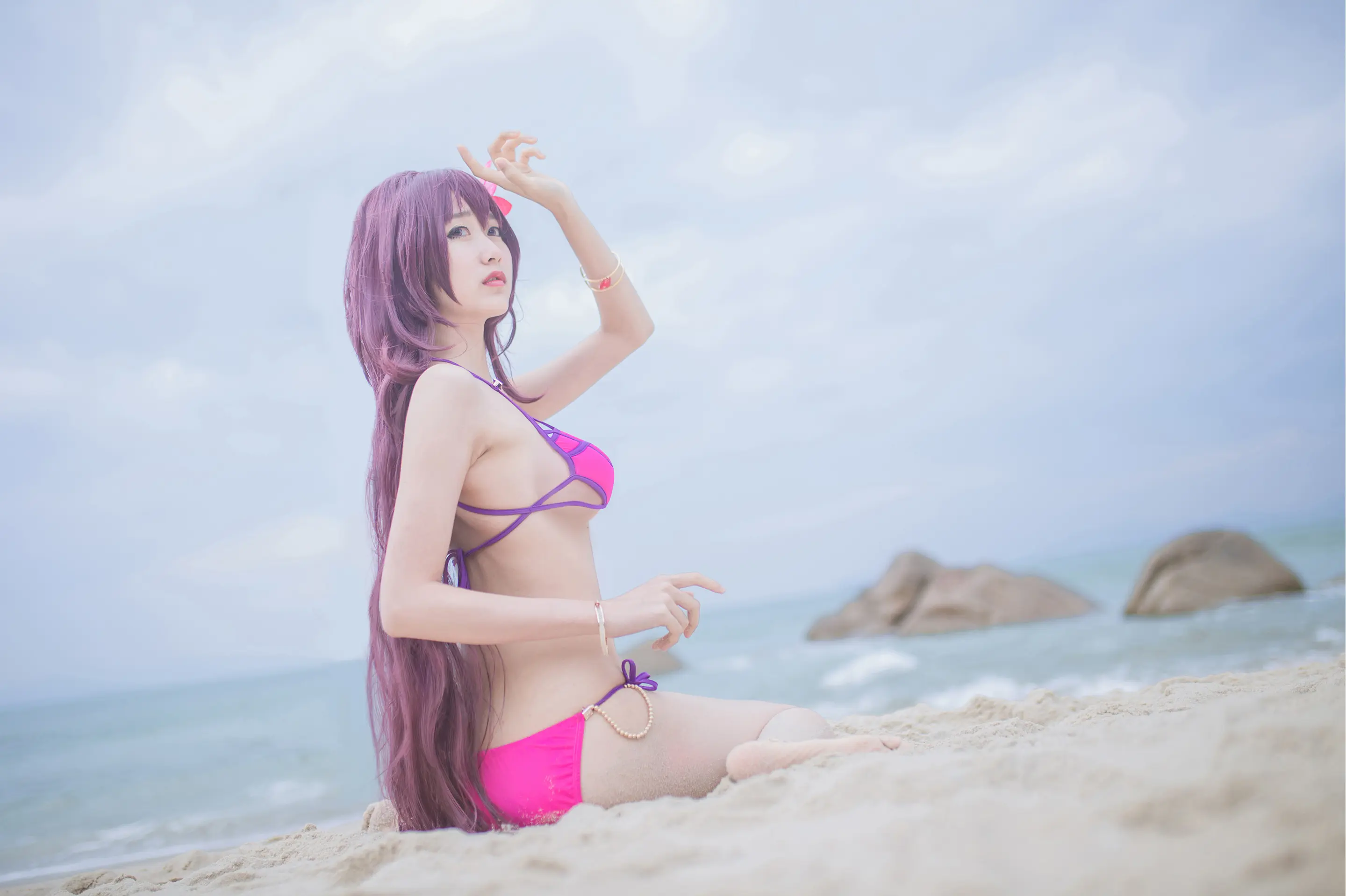 木绵绵 泳装斯卡哈 [21P]