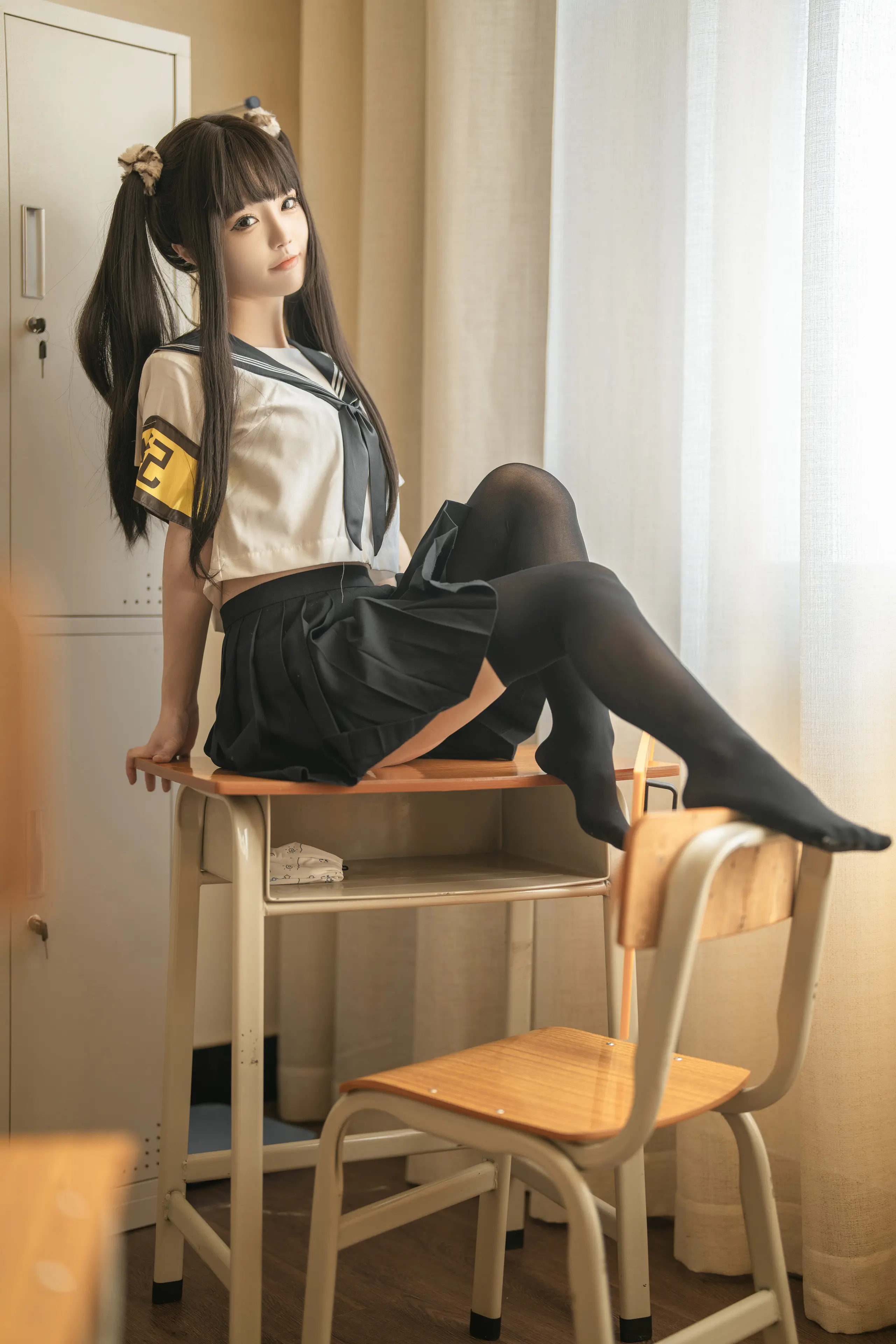 桃良阿宅 教室JK [33P]