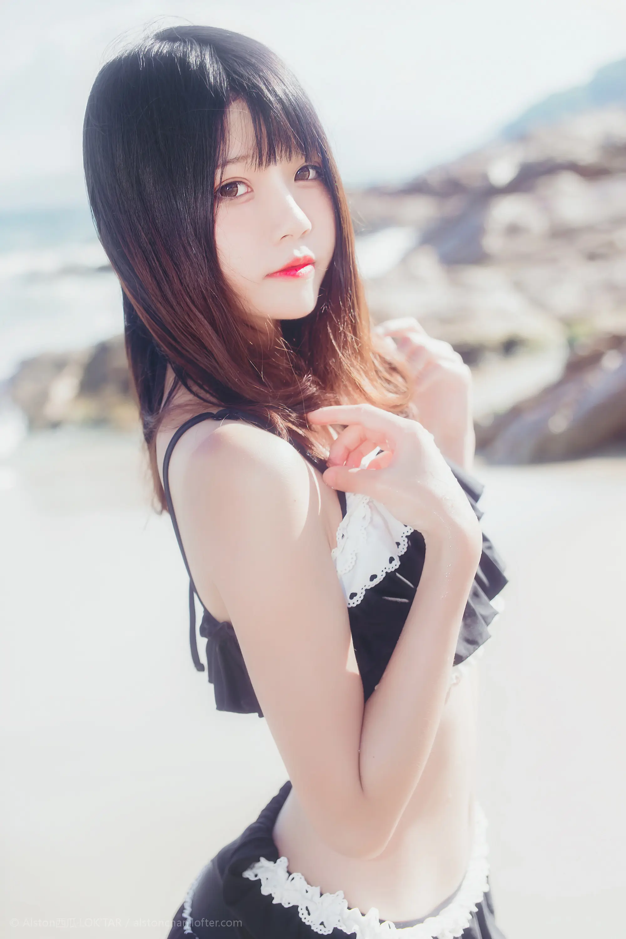 桜桃喵 一起去海边吧 [10P]