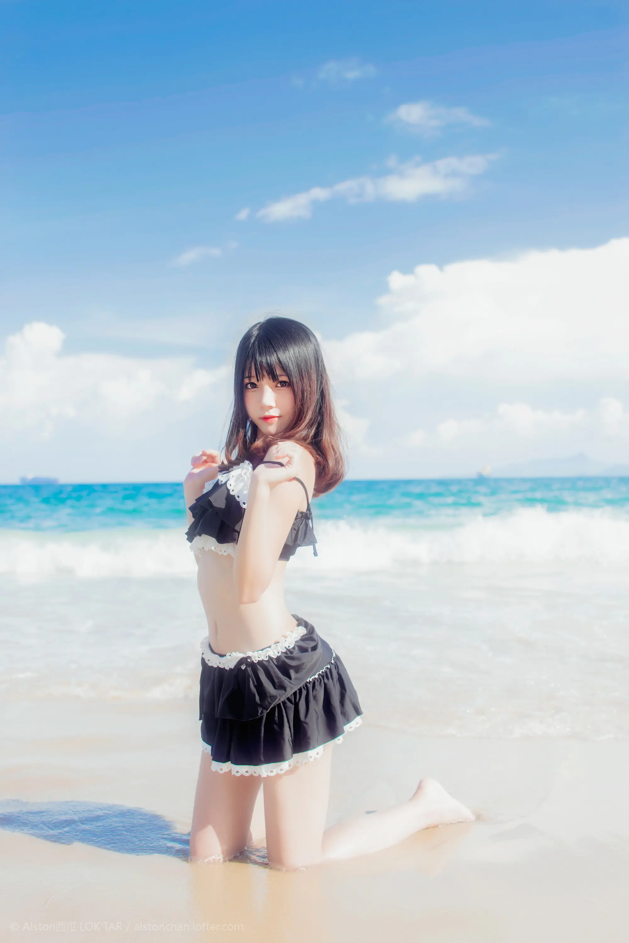 桜桃喵 一起去海边吧 [10P]