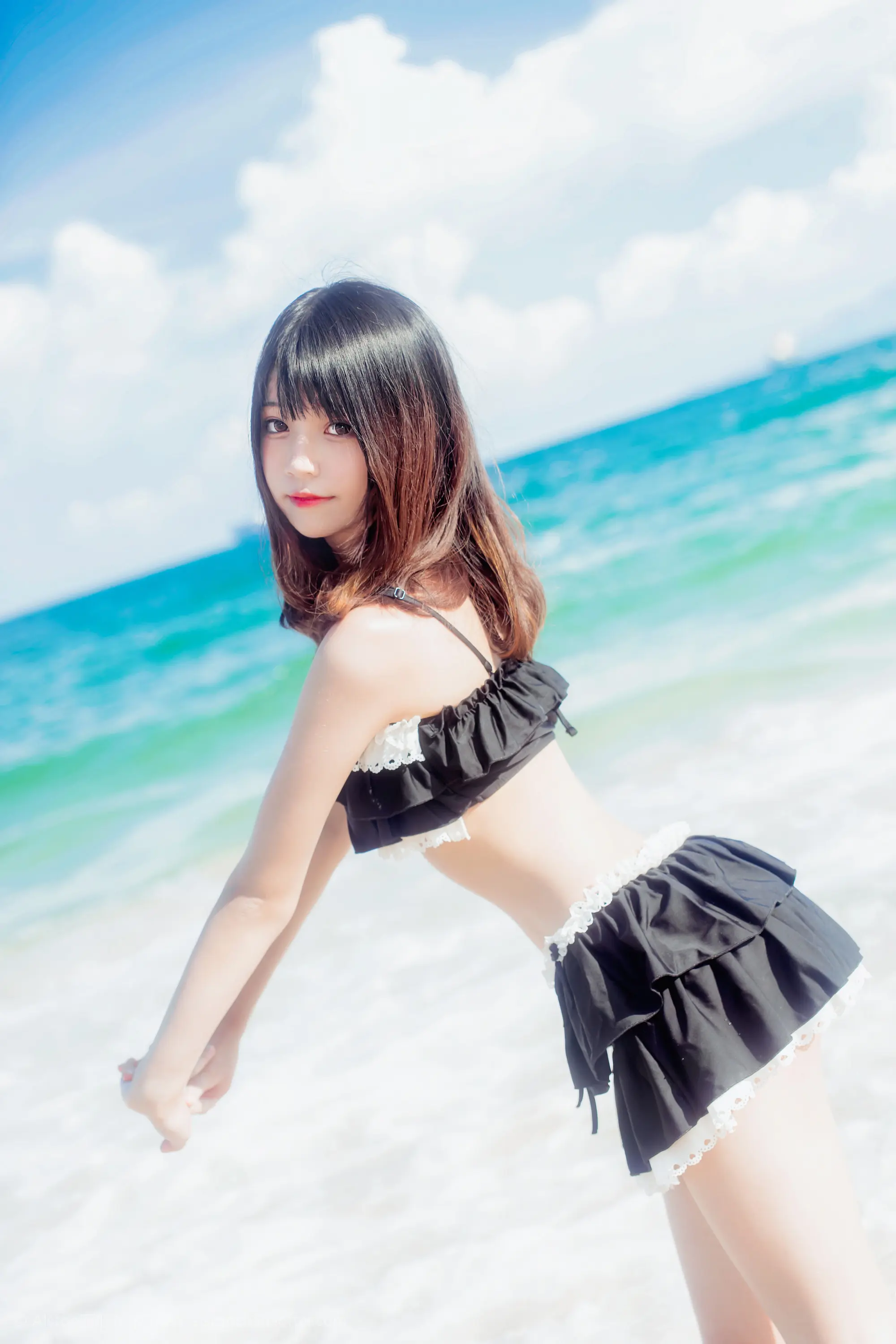 桜桃喵 一起去海边吧 [10P]